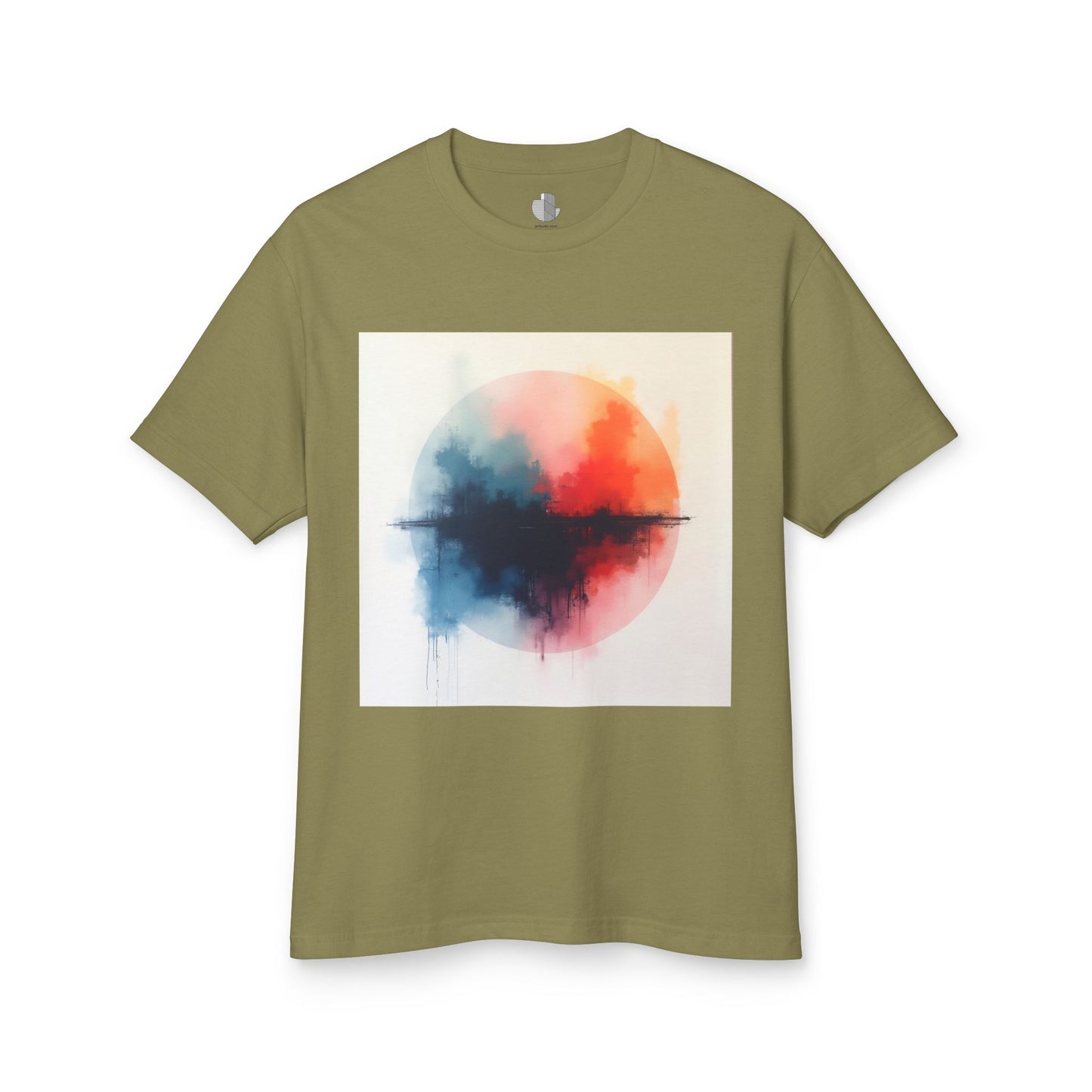 T-Shirt Abstract Art inspired, featuring a colorful Design, Unisex Tee