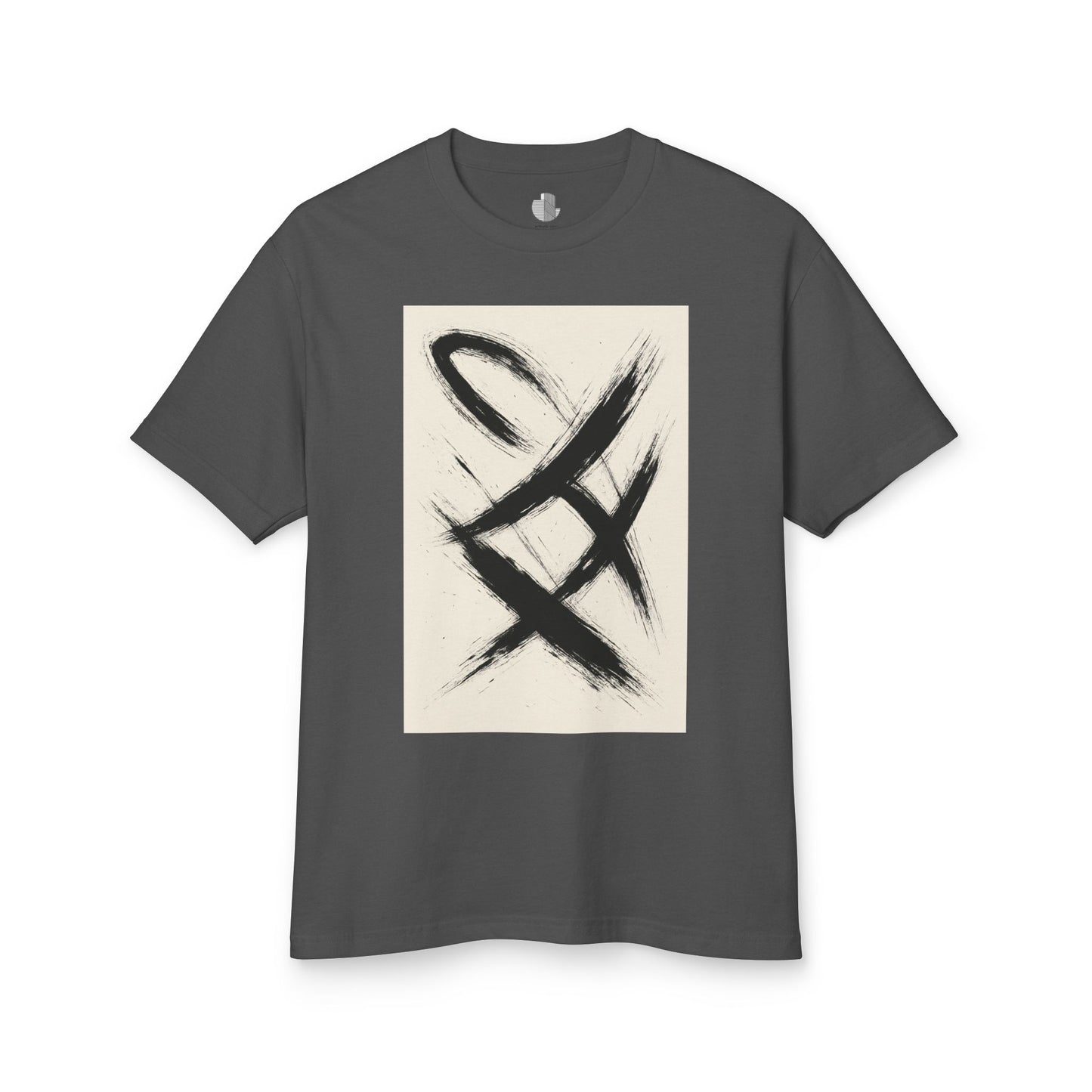 T-Shirt Abstract Art Streetwear featuring an Action Painting Style Design, Unisex Tee