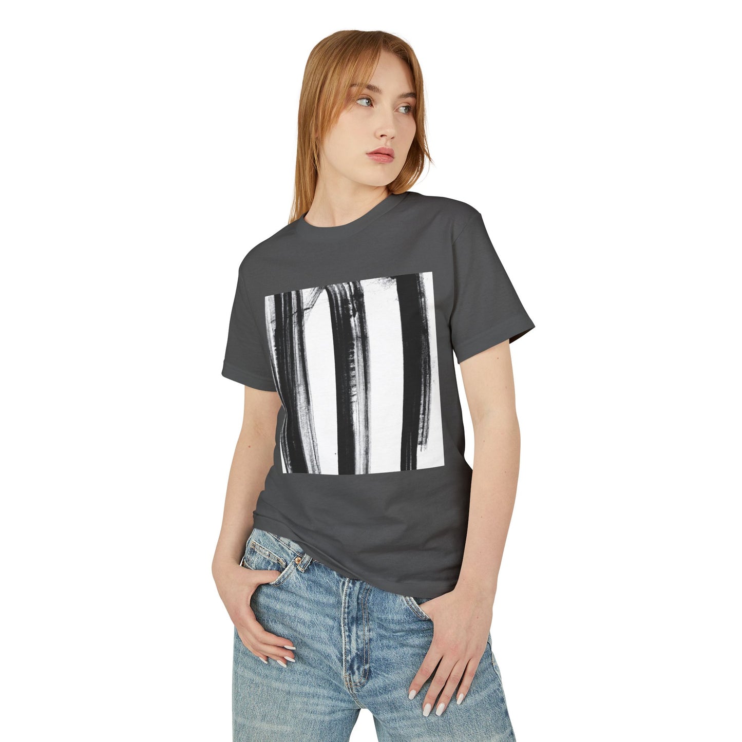 T-Shirt Abstract Art Franz Kline inspired Design Unisex Tee