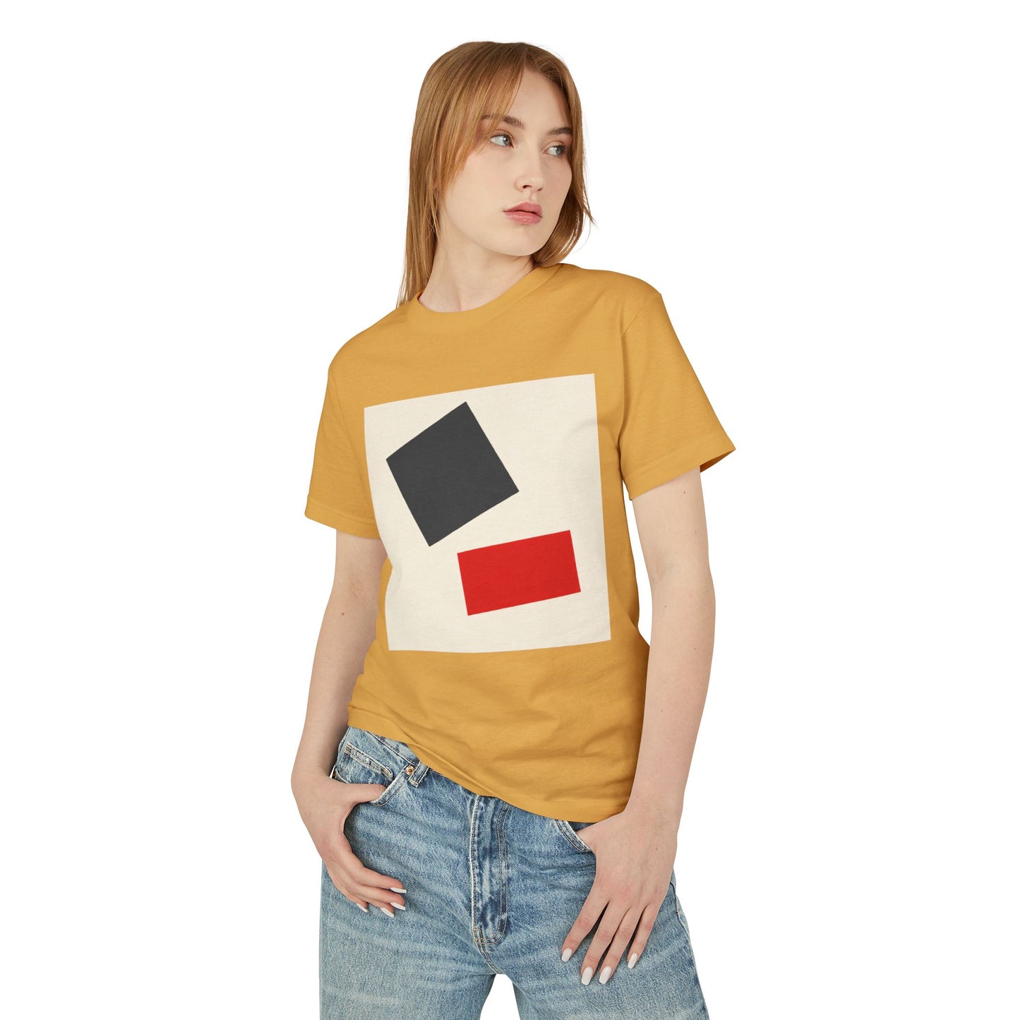 T-Shirt Abstract Art Streetwear inspired, Hard Edge Design, Unisex Tee