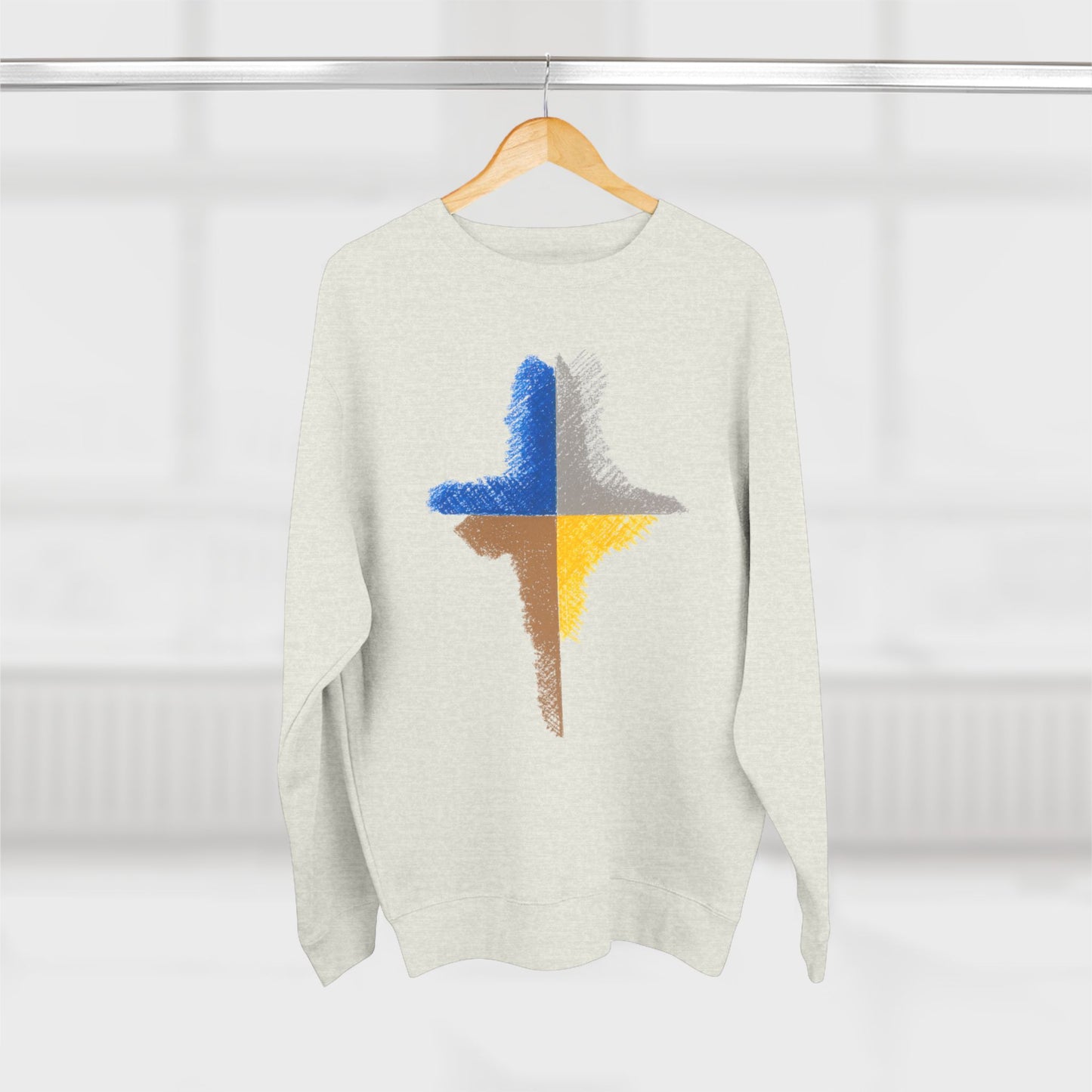 Trendy Unisex Crewneck Sweatshirt, Art inspired, featuring an Abstract Design, Fresh & Stylish