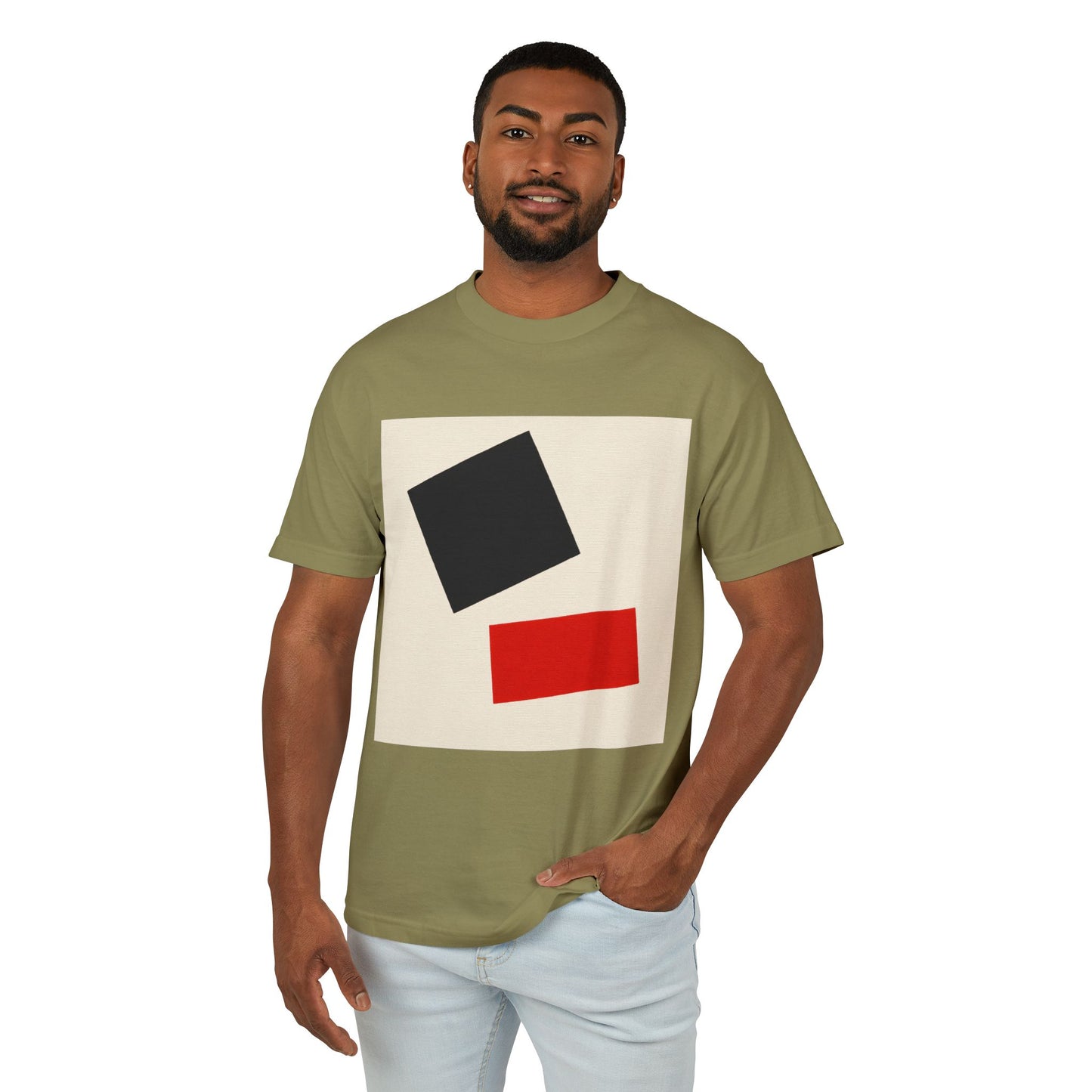 T-Shirt Abstract Art Streetwear inspired, Hard Edge Design, Unisex Tee
