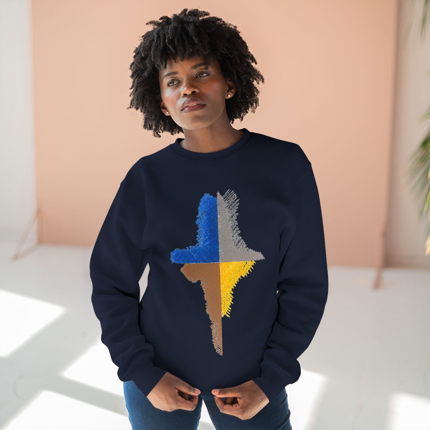 Trendy Unisex Crewneck Sweatshirt, Art inspired, featuring an Abstract Design, Fresh & Stylish