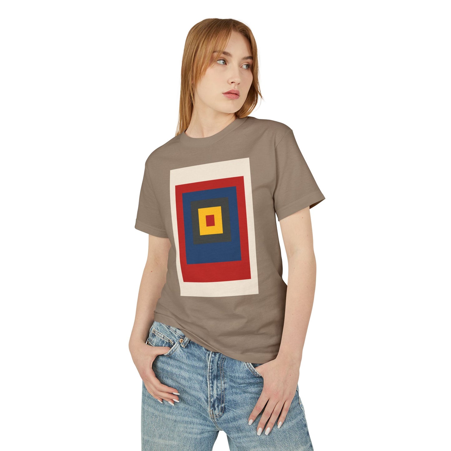 T-Shirt Abstract Art inspired Hard Edge Style Design Unisex Tee