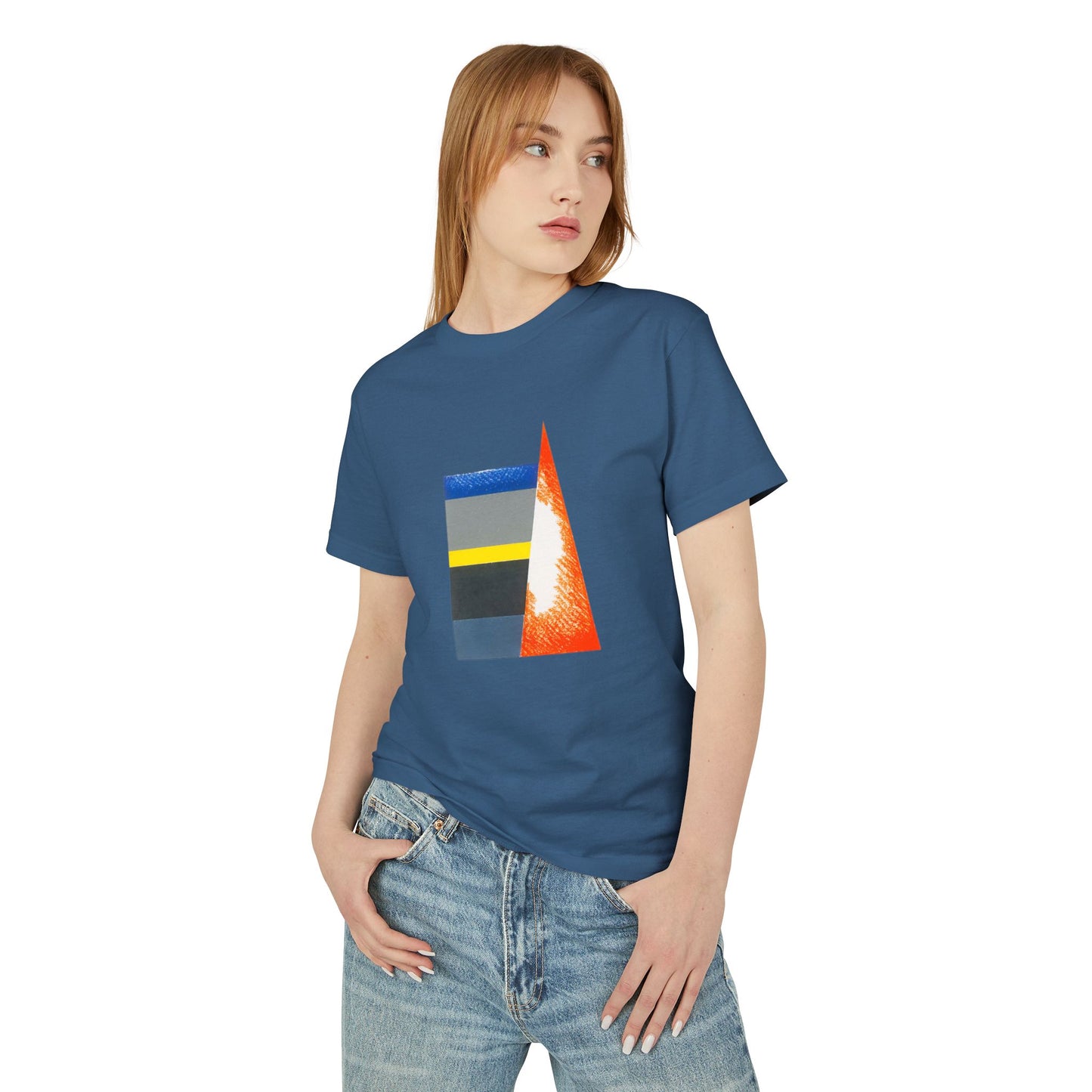T-Shirt Abstract Art inspired, featuring a Geometric Style Design, Unisex Tee