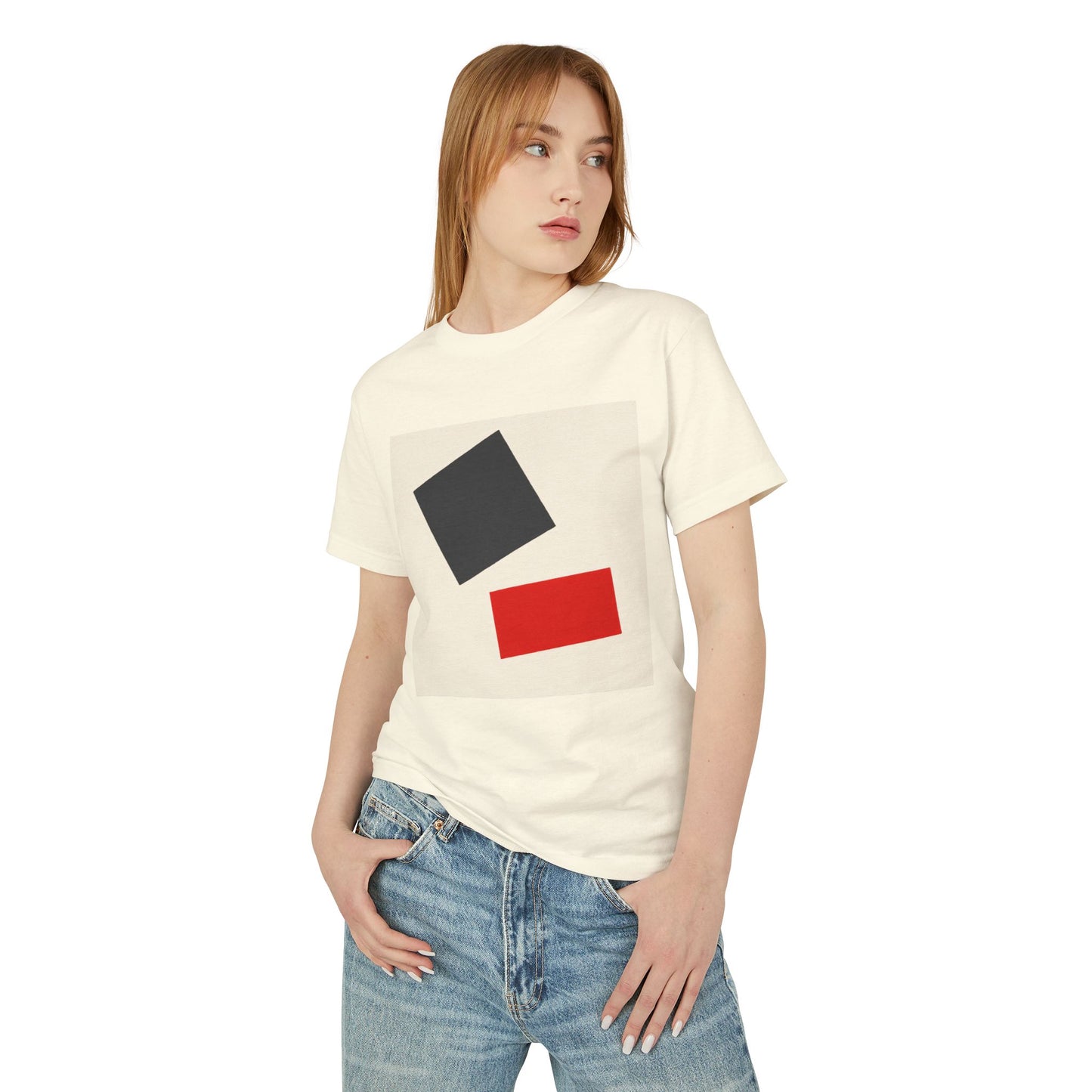 T-Shirt Abstract Art Streetwear inspired, Hard Edge Design, Unisex Tee