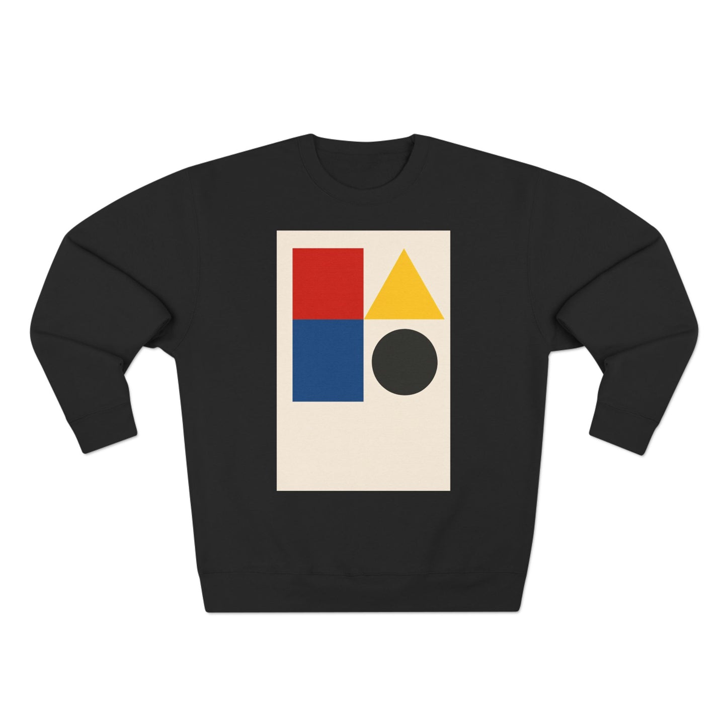 Fresh Unisex Crewneck Sweatshirt, Art inspired, featuring a Hard Edge Style Design. Cozy , Casual, Stylish & Trendy