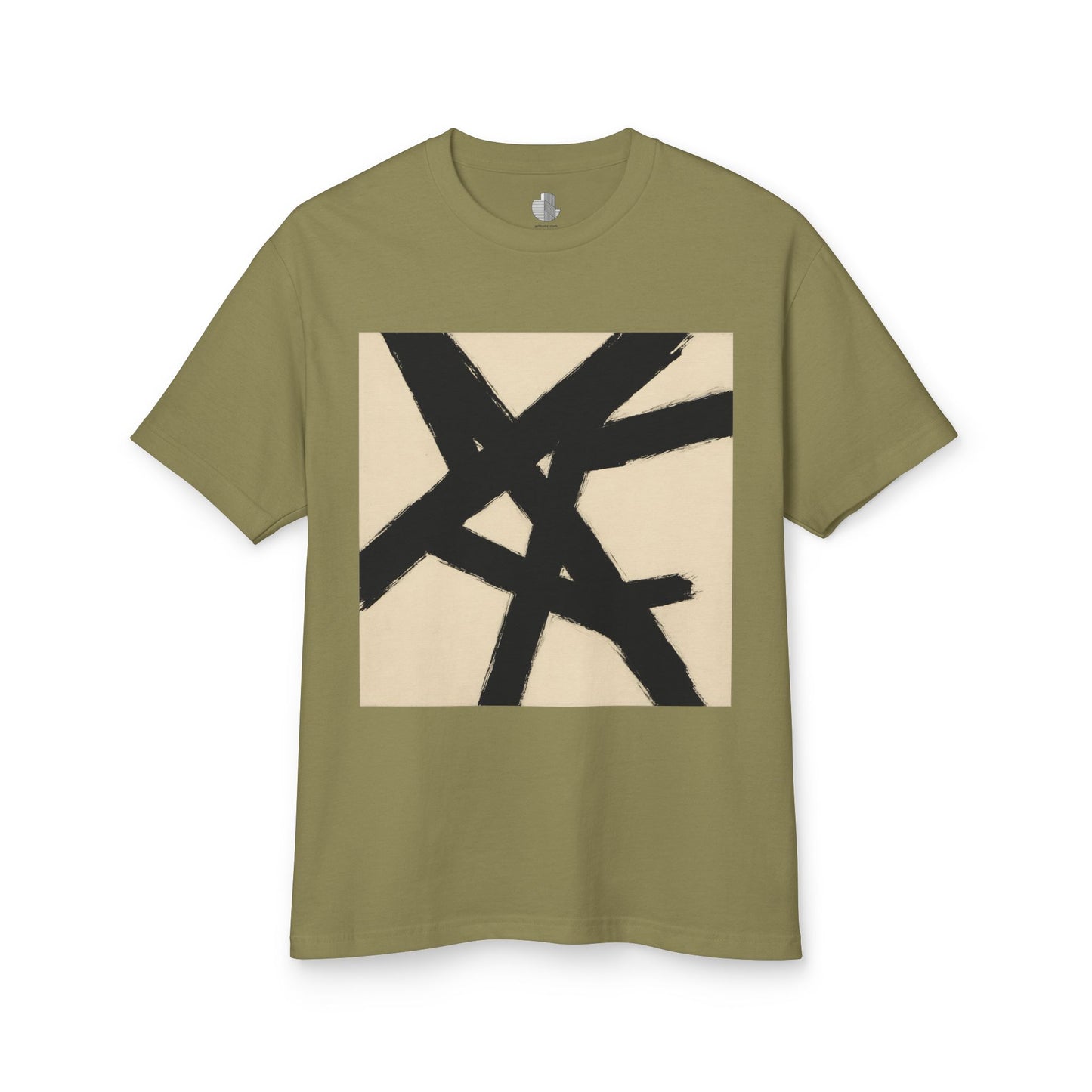 Abstract Art inspired T-Shirt featuring an Action Painting Style Design, Unisex Tee