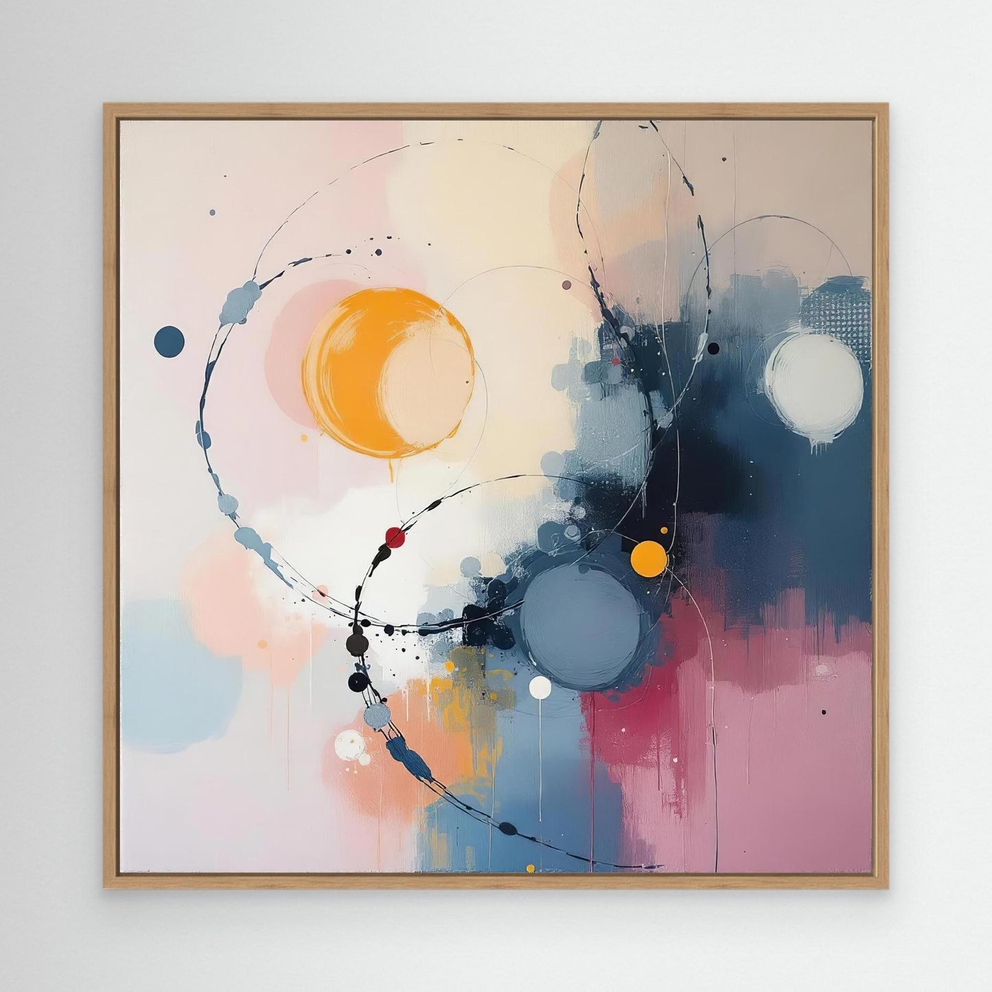 Orbital Lines - Lyrical/Gestural Abstraction Art Print