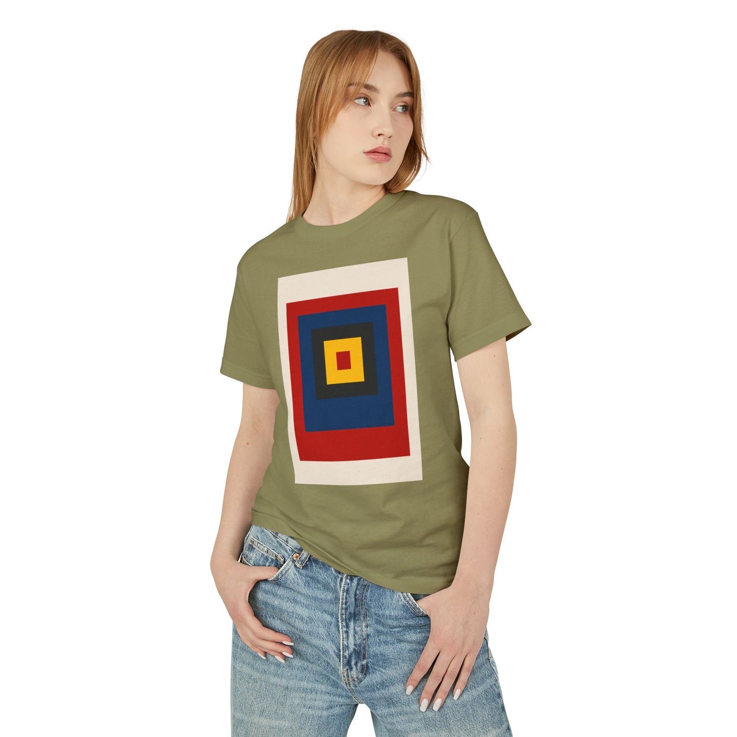 T-Shirt Abstract Art inspired Hard Edge Style Design Unisex Tee