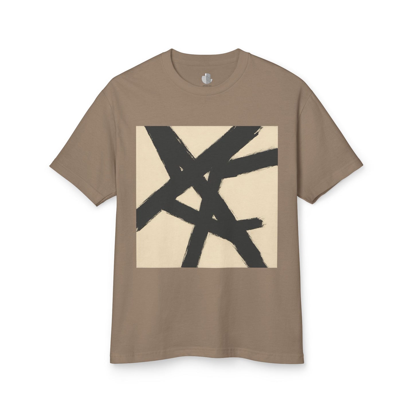 Abstract Art inspired T-Shirt featuring an Action Painting Style Design, Unisex Tee