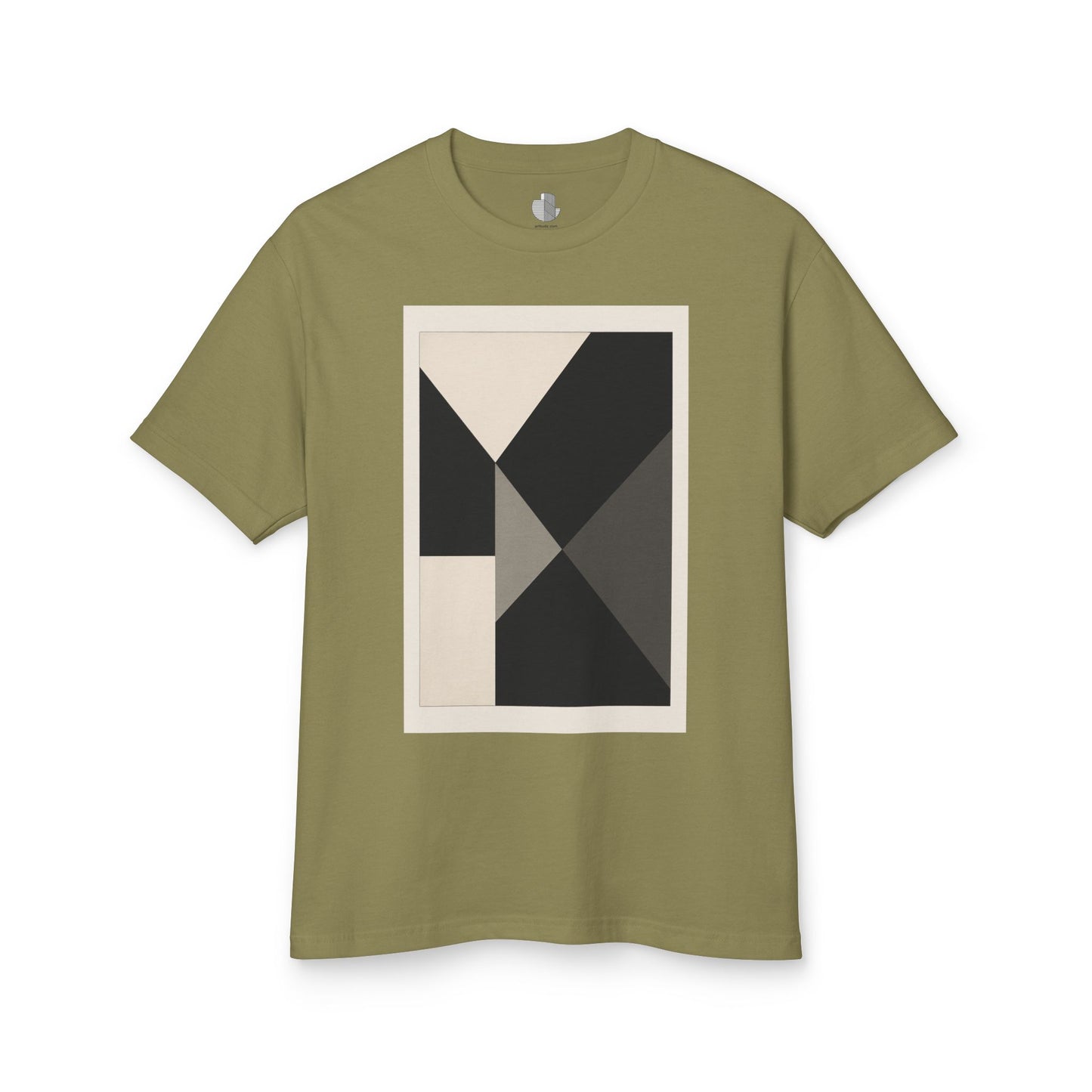 T-Shirt Abstract Art inspired, featuring a Hard Edge Style Design, Unisex Tee