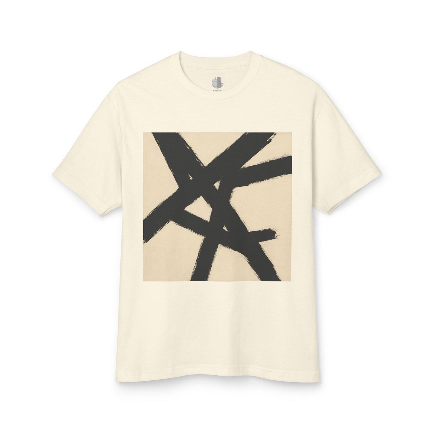 Abstract Art inspired T-Shirt featuring an Action Painting Style Design, Unisex Tee