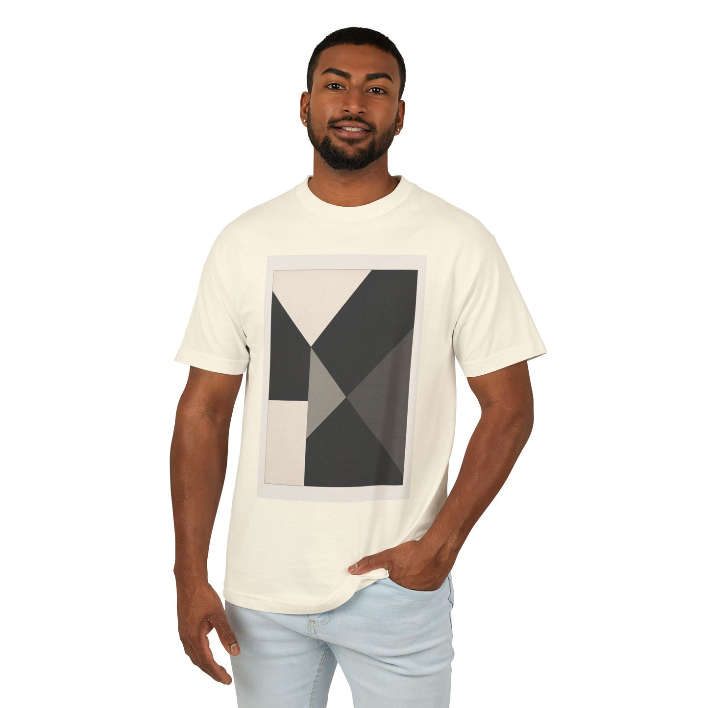 T-Shirt Abstract Art inspired, featuring a Hard Edge Style Design, Unisex Tee
