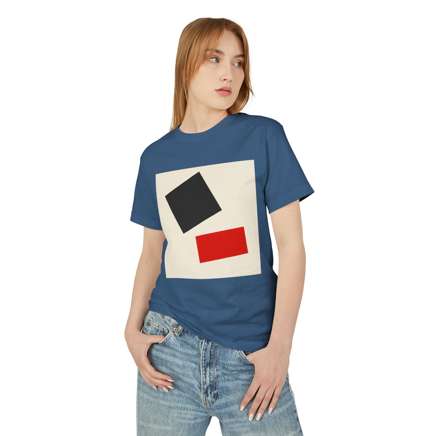 T-Shirt Abstract Art Streetwear inspired, Hard Edge Design, Unisex Tee