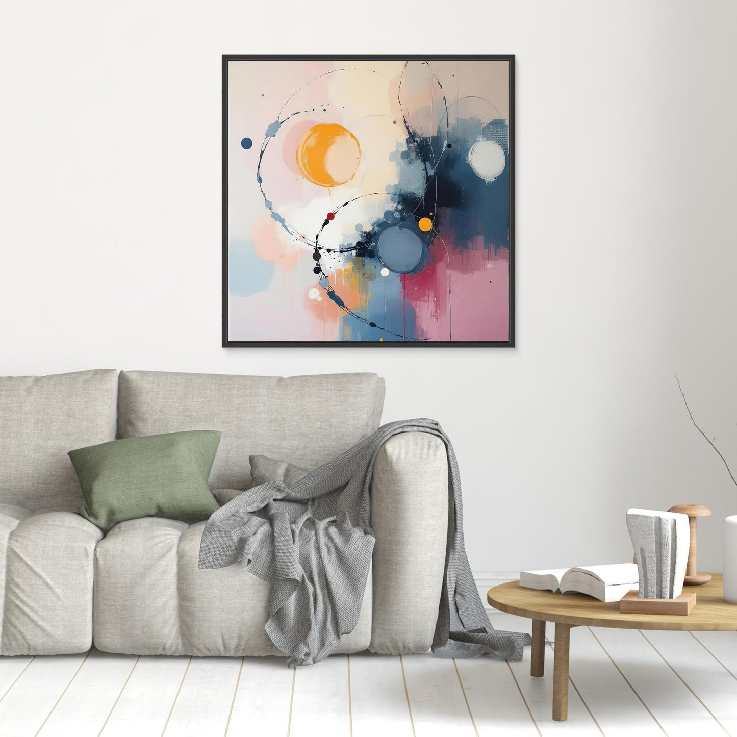 Orbital Lines - Lyrical/Gestural Abstraction Art Print