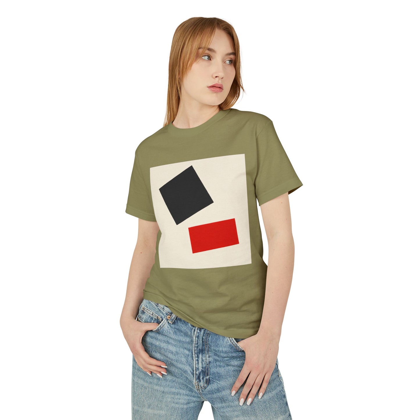 T-Shirt Abstract Art Streetwear inspired, Hard Edge Design, Unisex Tee