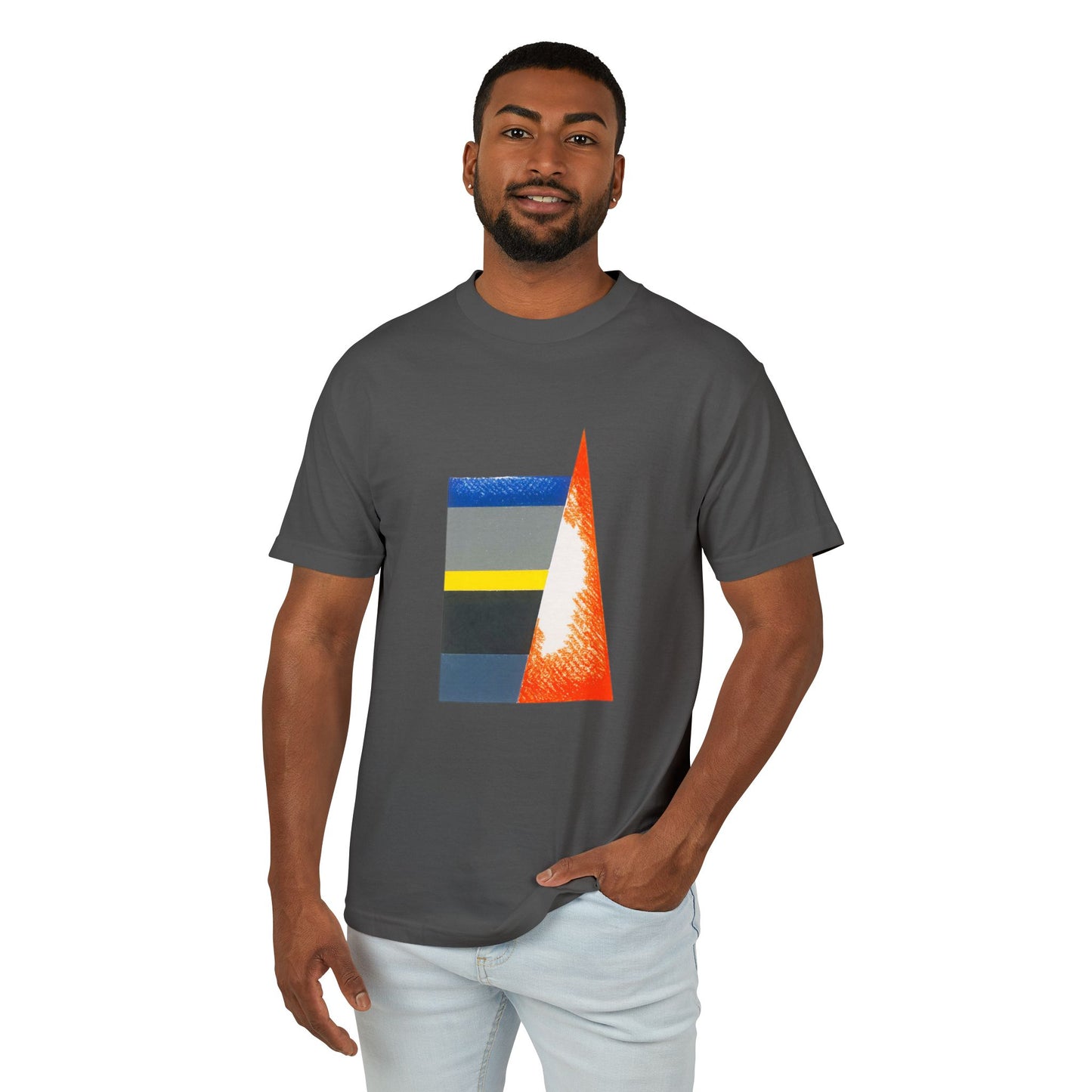 T-Shirt Abstract Art inspired, featuring a Geometric Style Design, Unisex Tee