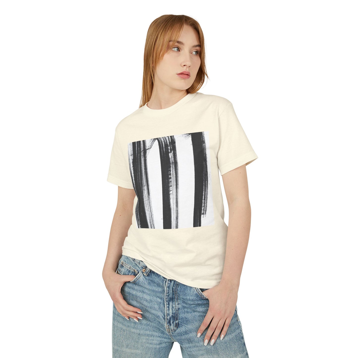 T-Shirt Abstract Art Franz Kline inspired Design Unisex Tee