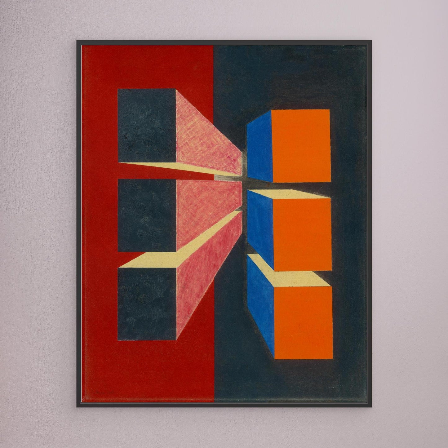 Cubi in Movimento - Geometric Abstraction mood with cubist explorations flair