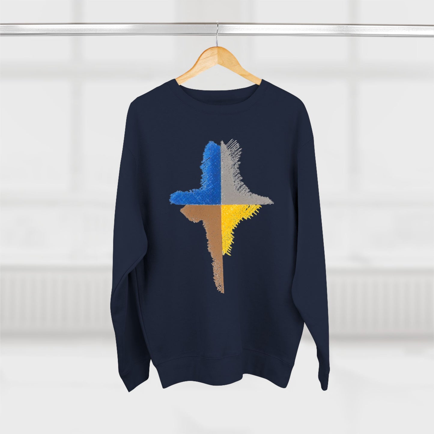 Trendy Unisex Crewneck Sweatshirt, Art inspired, featuring an Abstract Design, Fresh & Stylish