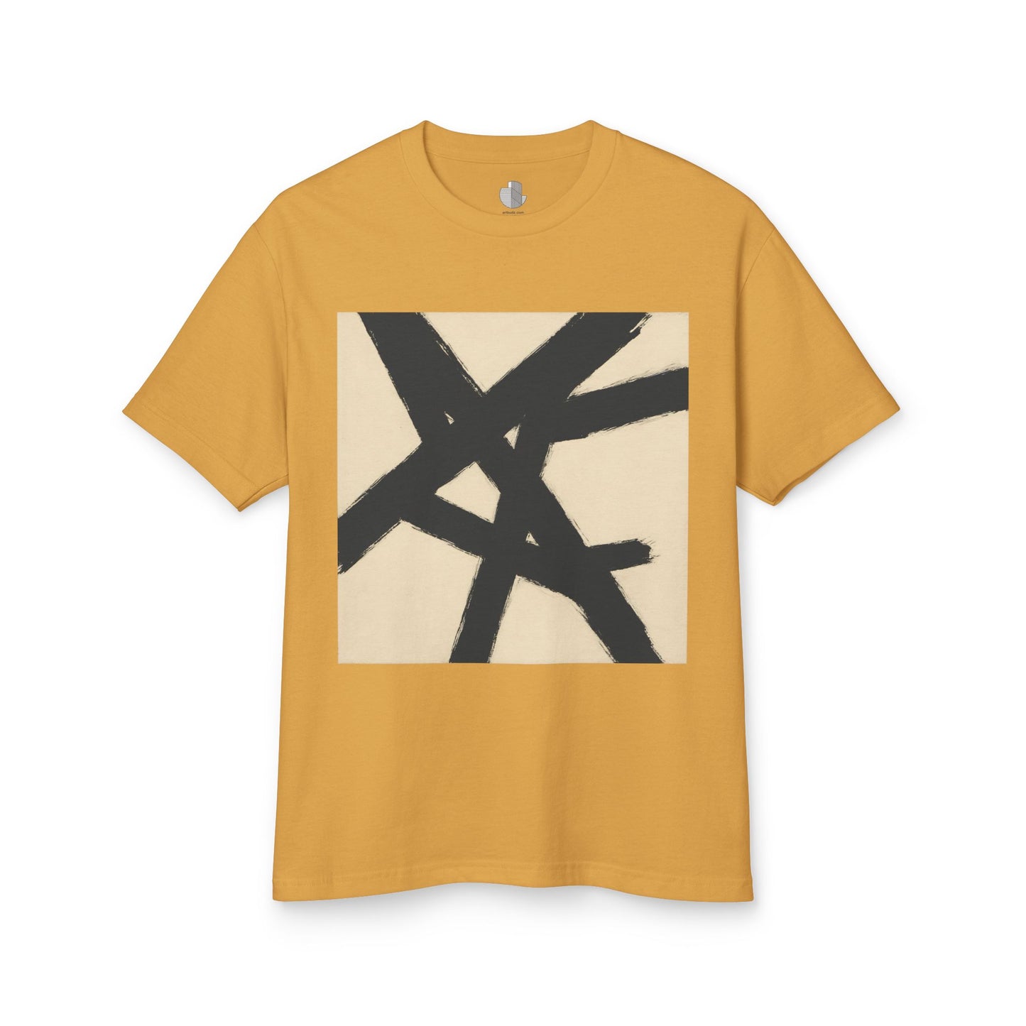 Abstract Art inspired T-Shirt featuring an Action Painting Style Design, Unisex Tee