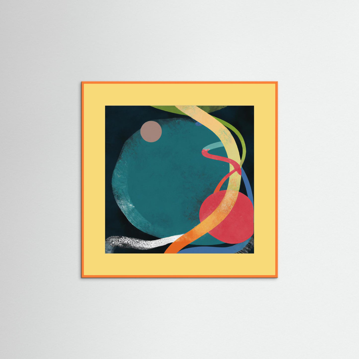 Cosmic Flares - General Study in Geometric Abstraction - Bold and Refined