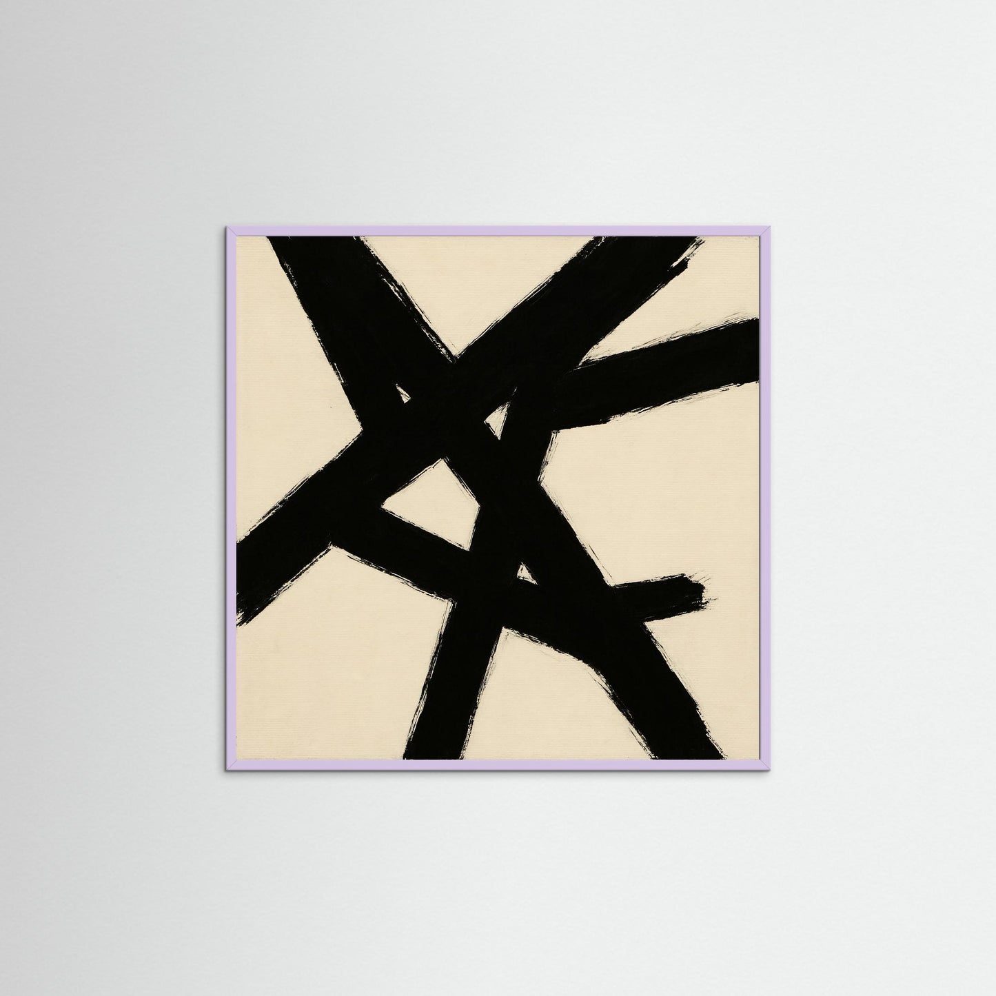 Intersecting Forces - Abstract Expressionism, Minimal Gestural Abstraction Art Print