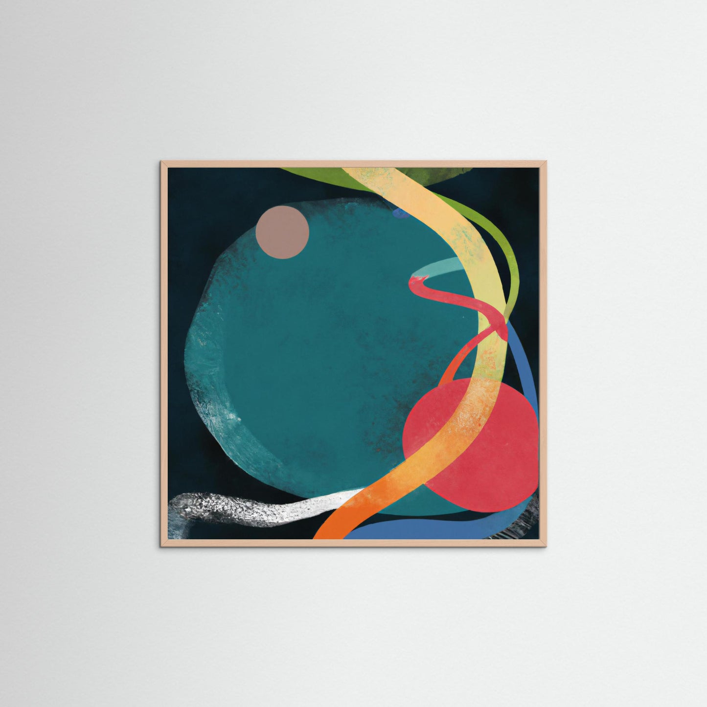 Cosmic Flares - General Study in Geometric Abstraction - Bold and Refined