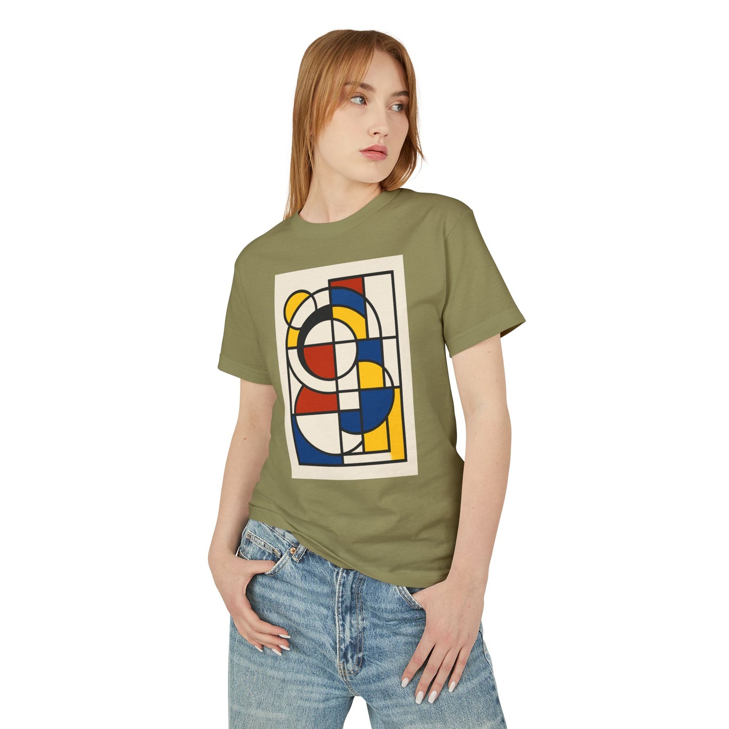 Abstract Art inspired T-Shirt featuring a Colorfield Style Design, Unisex Tee