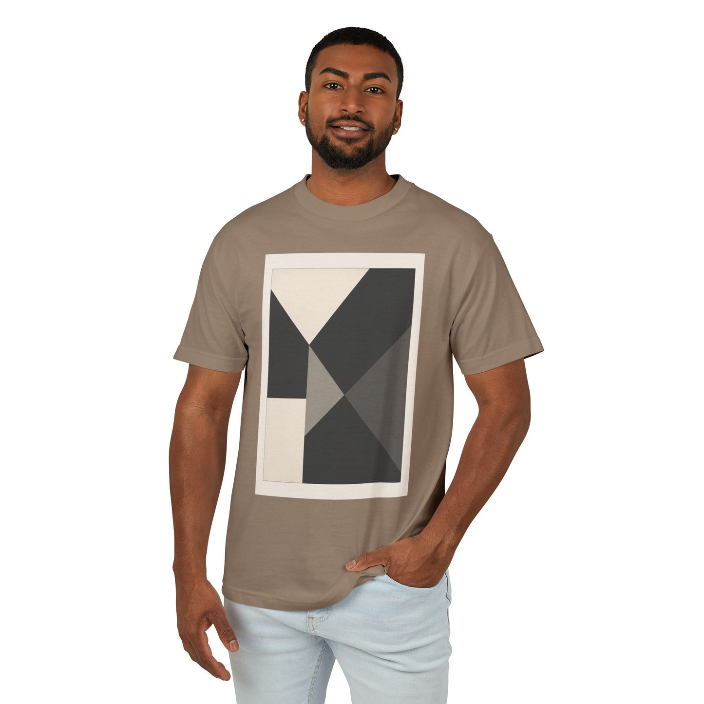 T-Shirt Abstract Art inspired, featuring a Hard Edge Style Design, Unisex Tee