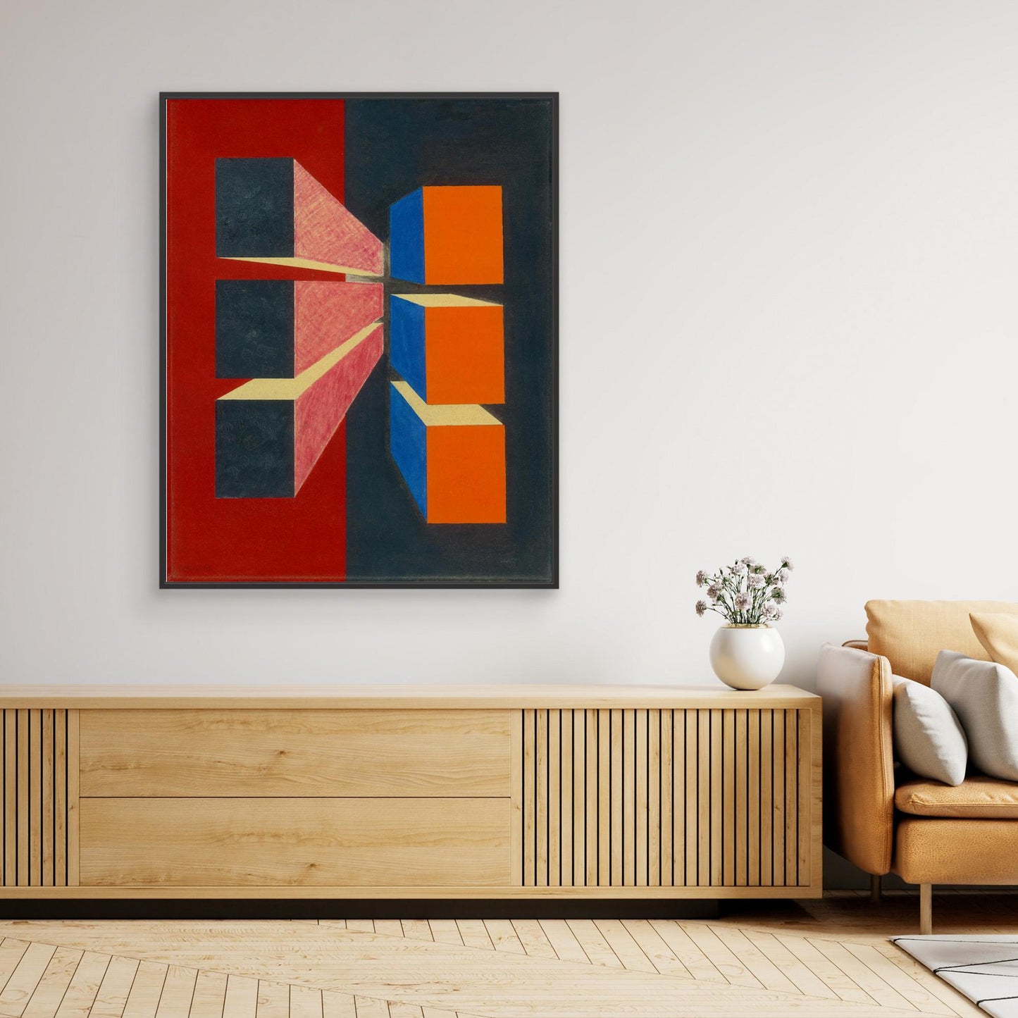 Cubi in Movimento - Geometric Abstraction mood with cubist explorations flair