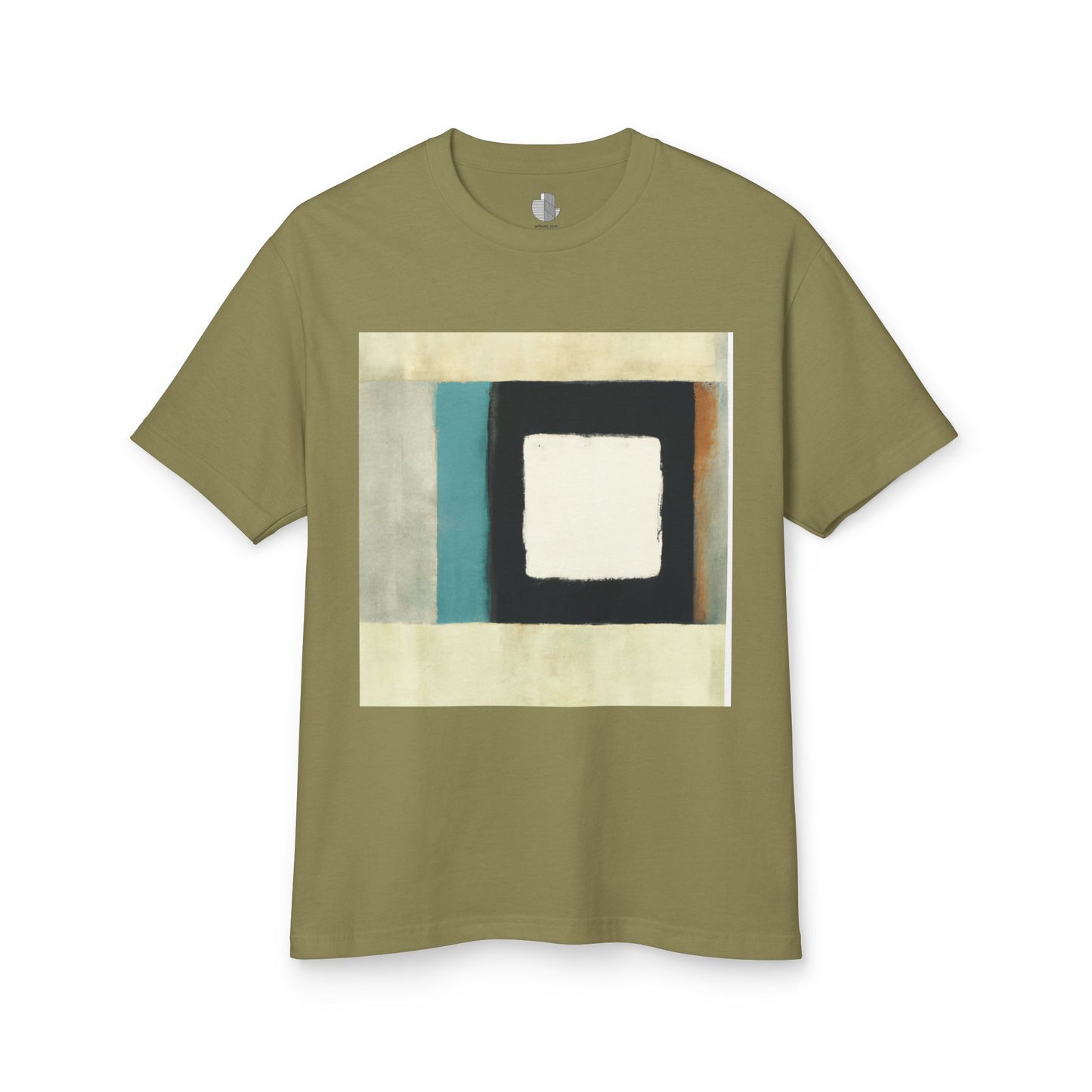 T-Shirt Abstract Art Streetwear featuring a Geometric Design, Unisex Tee