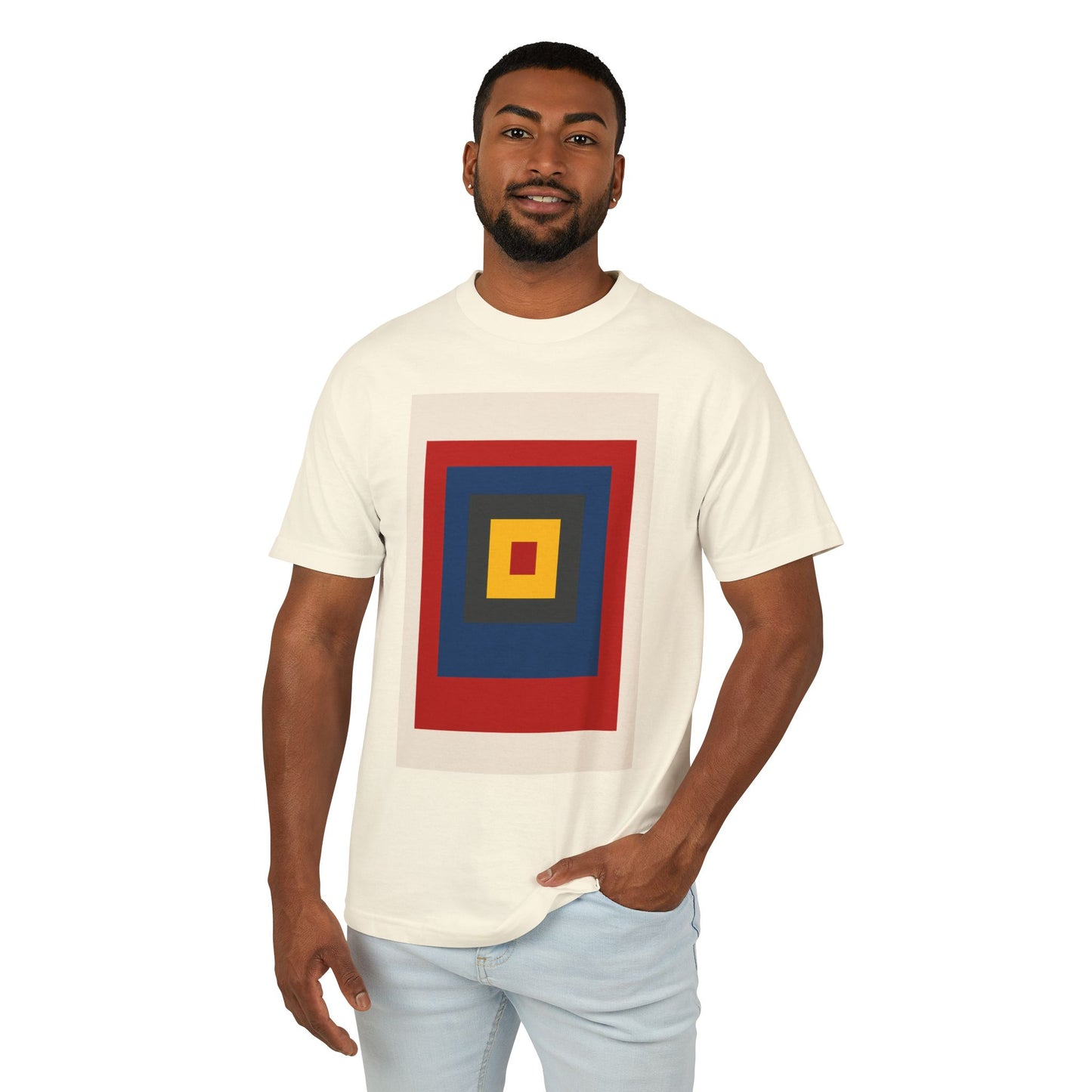 T-Shirt Abstract Art inspired Hard Edge Style Design Unisex Tee