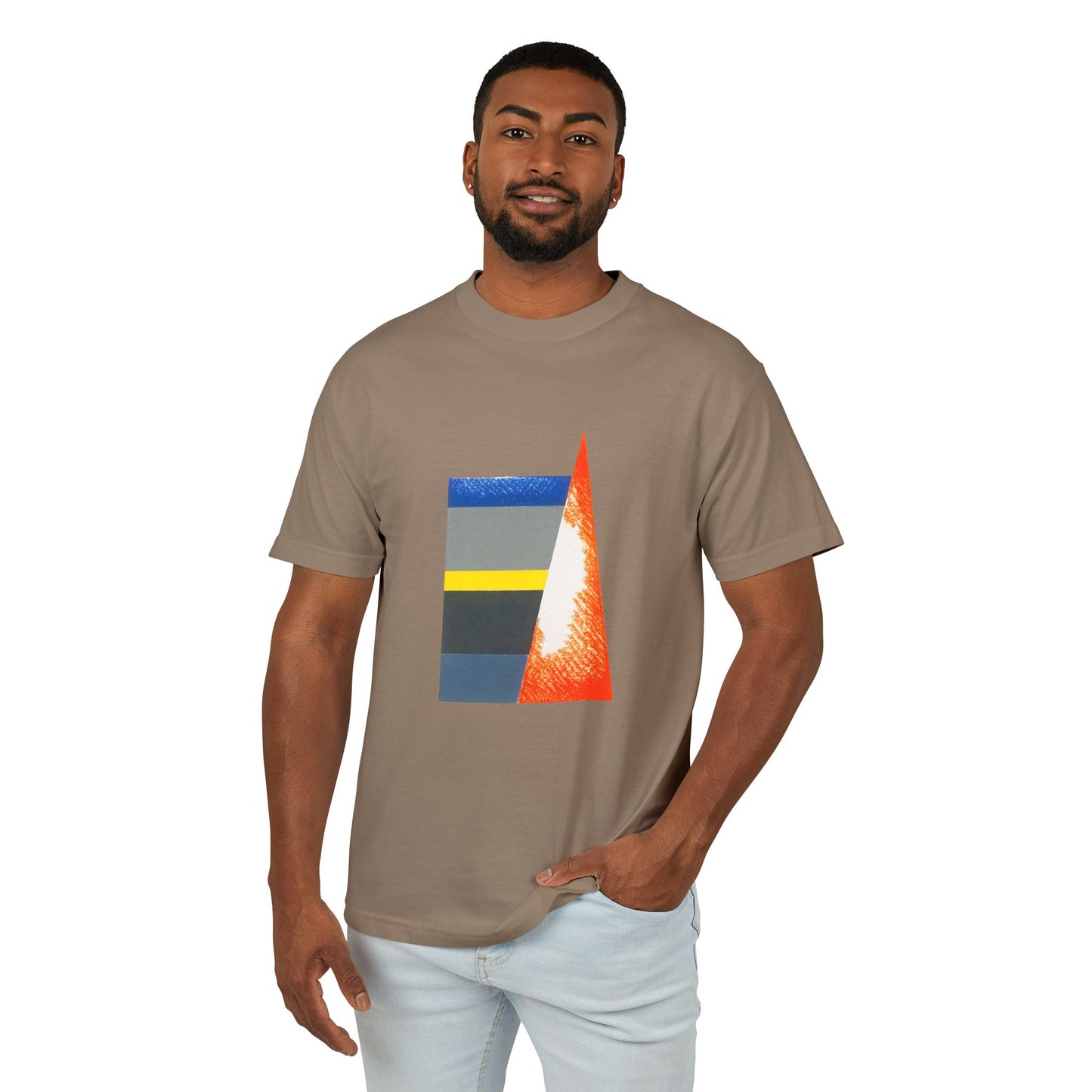 T-Shirt Abstract Art inspired, featuring a Geometric Style Design, Unisex Tee