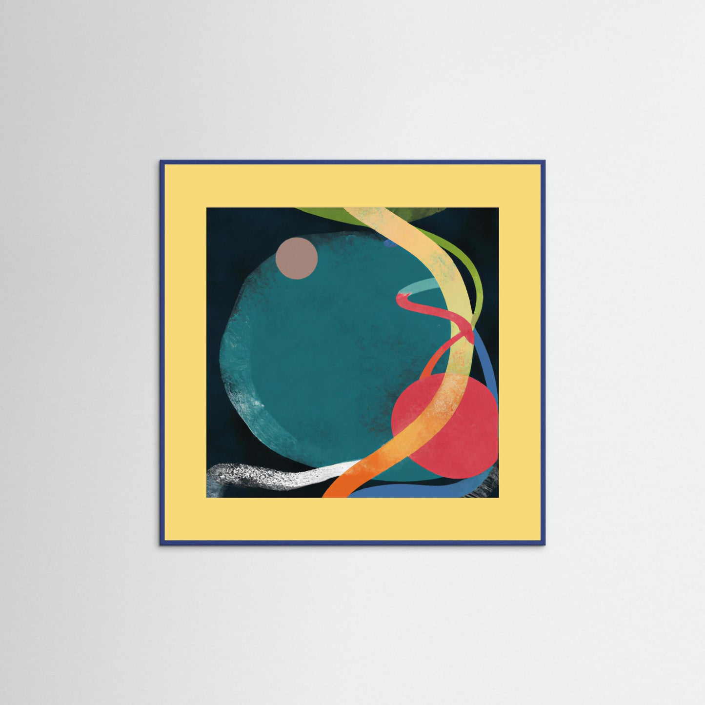 Cosmic Flares - General Study in Geometric Abstraction - Bold and Refined