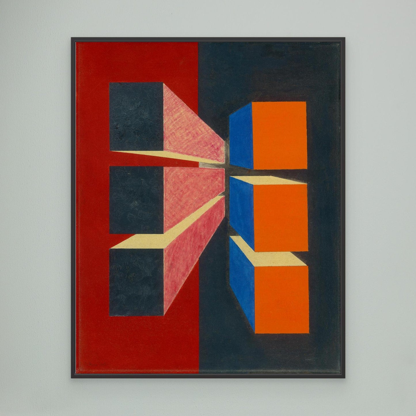Cubi in Movimento - Geometric Abstraction mood with cubist explorations flair