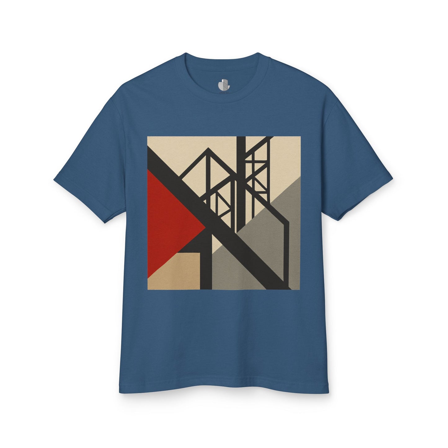 T-Shirt Abstract Art inspired, featuring a Hard Edge Style Design, Unisex Tee