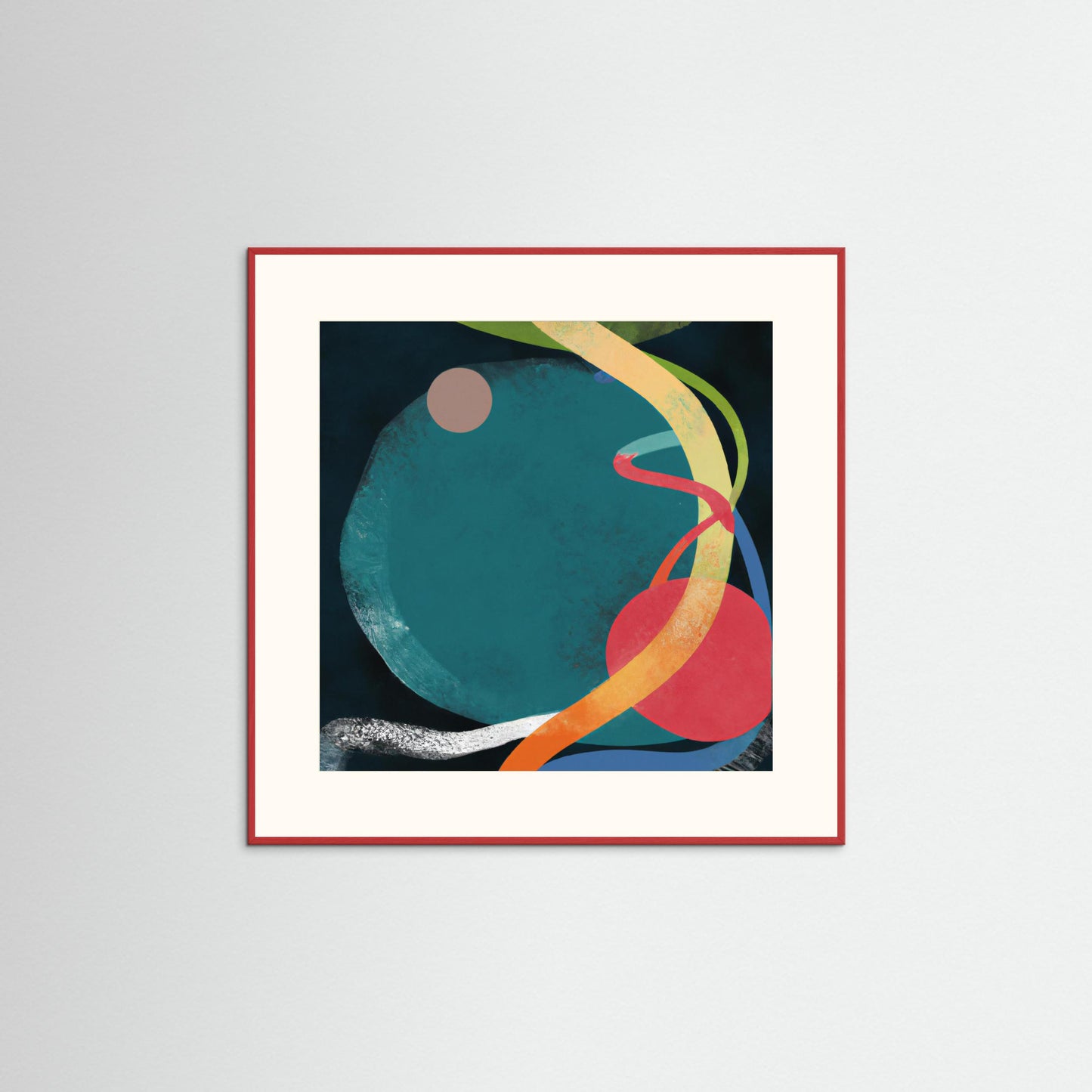 Cosmic Flares - General Study in Geometric Abstraction - Bold and Refined