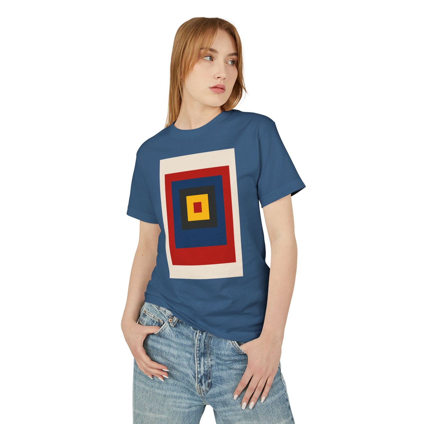 T-Shirt Abstract Art inspired Hard Edge Style Design Unisex Tee