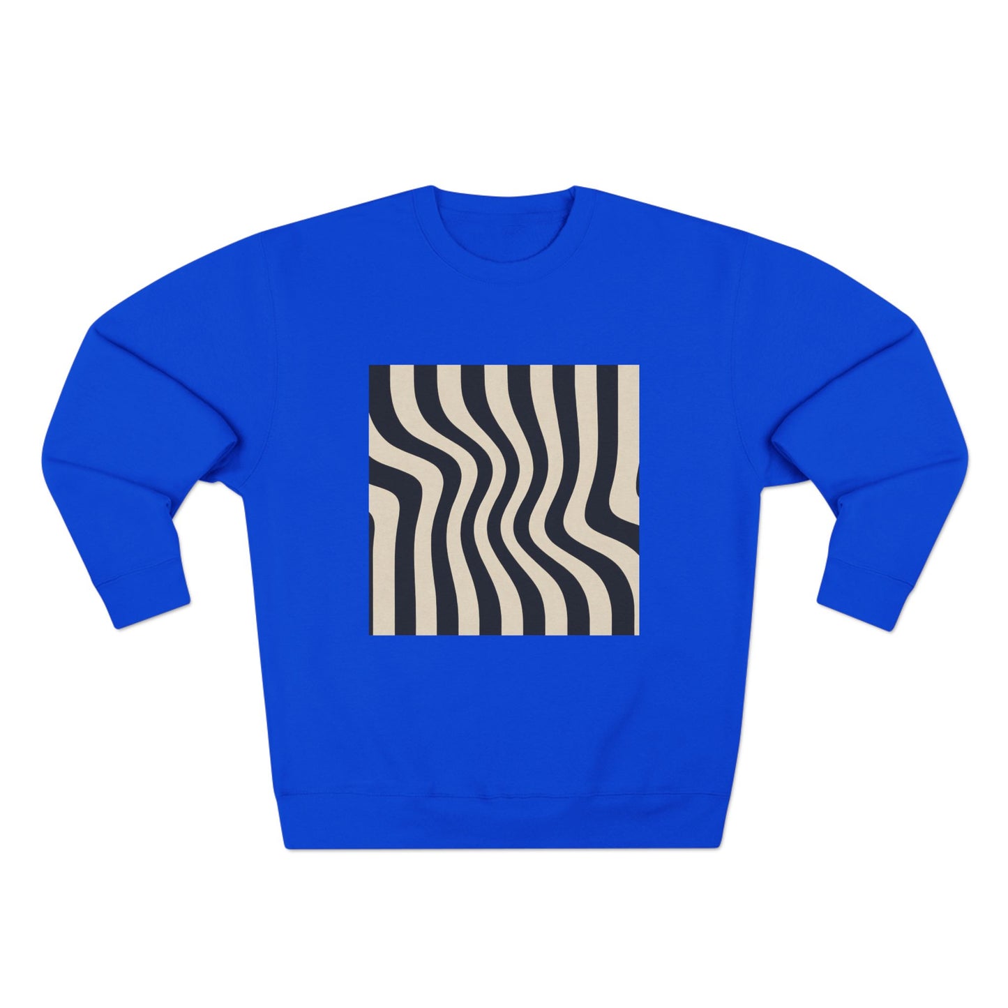 Minimalist Unisex Crewneck Sweatshirt, Art inspired, featuring an Op Art Style Design, Stylish & Trendy