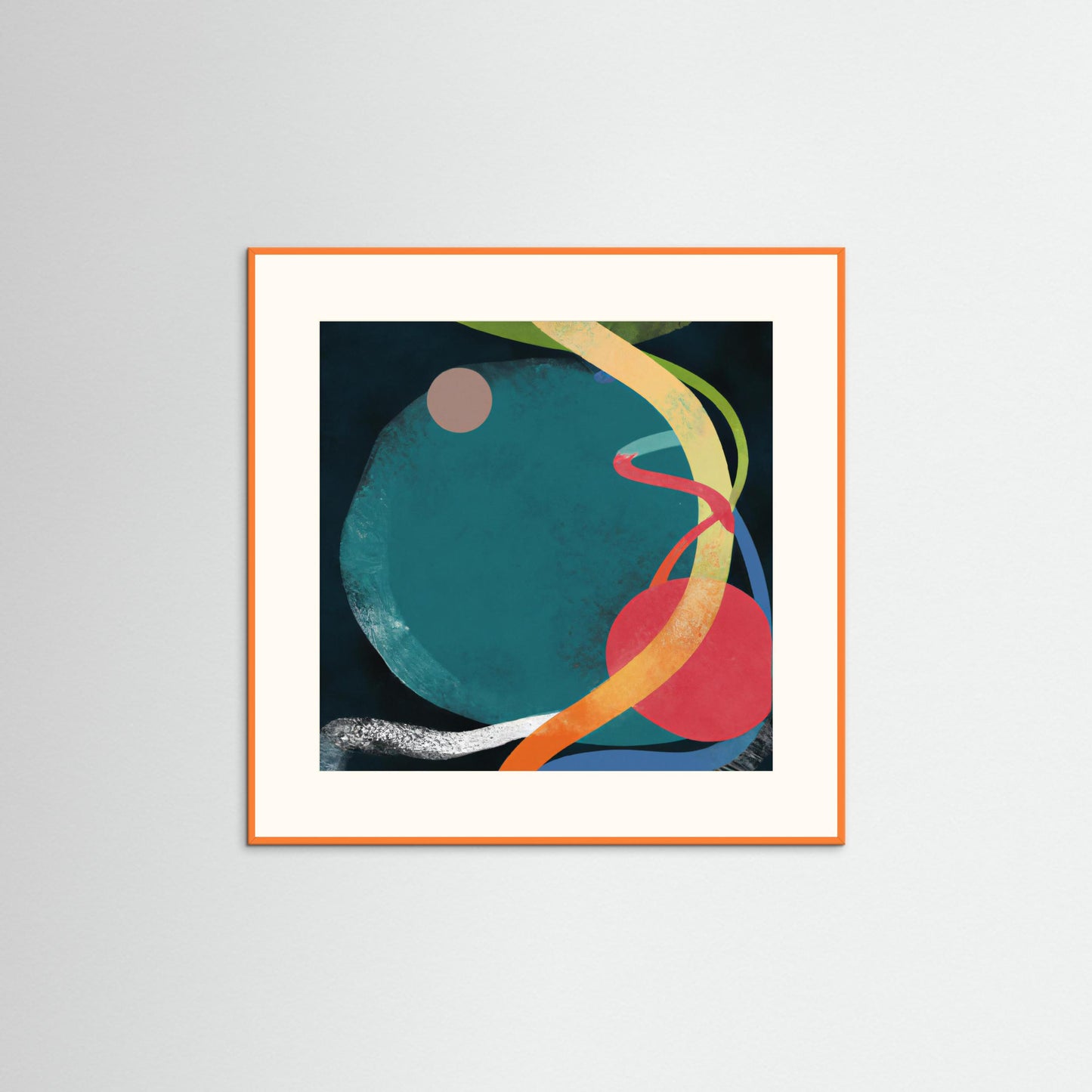 Cosmic Flares - General Study in Geometric Abstraction - Bold and Refined