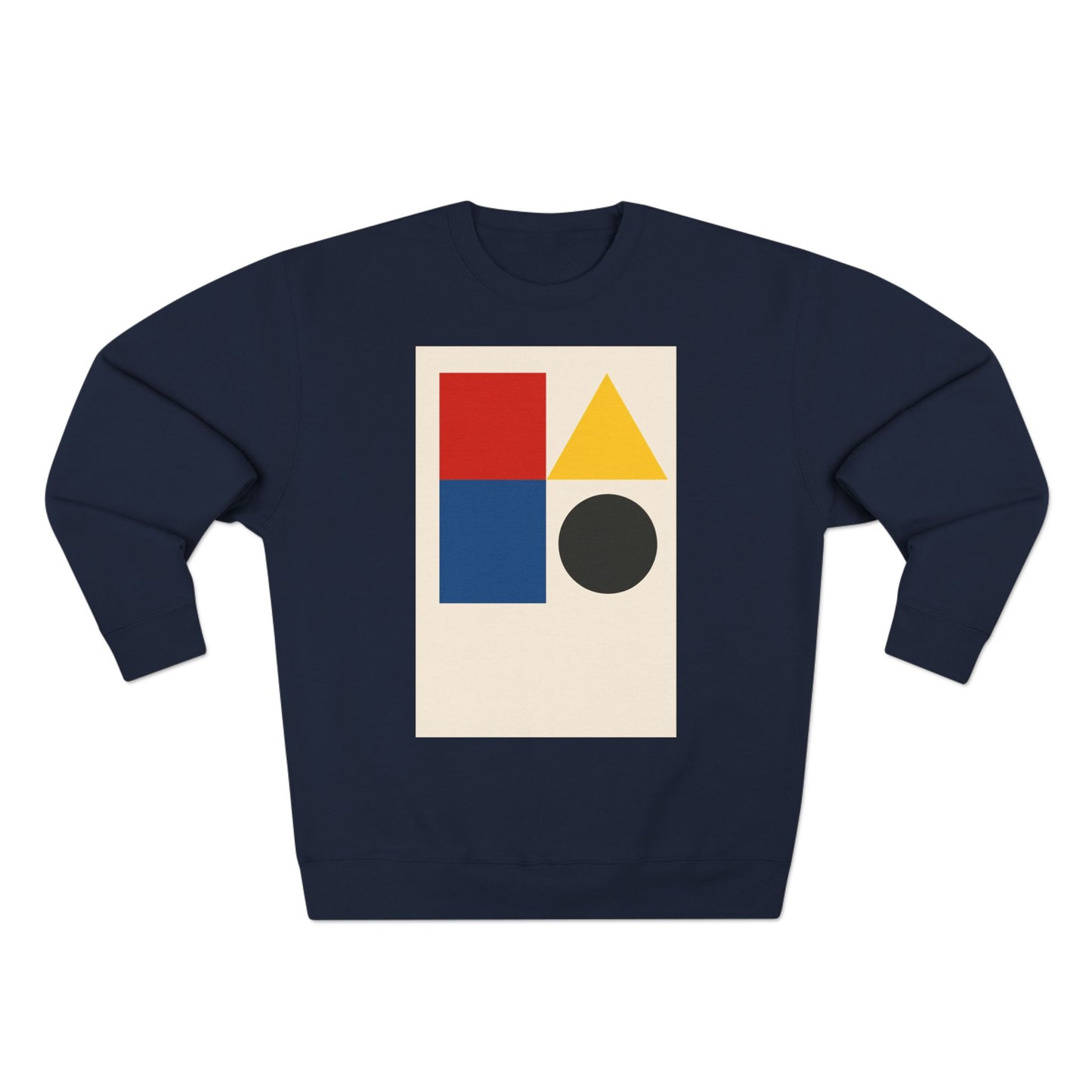 Fresh Unisex Crewneck Sweatshirt, Art inspired, featuring a Hard Edge Style Design. Cozy , Casual, Stylish & Trendy