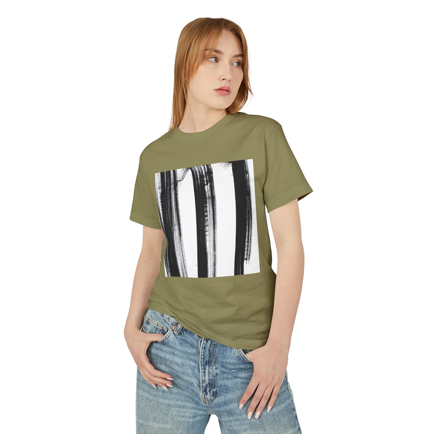 T-Shirt Abstract Art Franz Kline inspired Design Unisex Tee