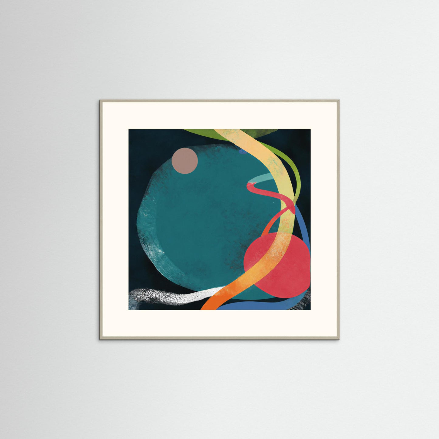 Cosmic Flares - General Study in Geometric Abstraction - Bold and Refined