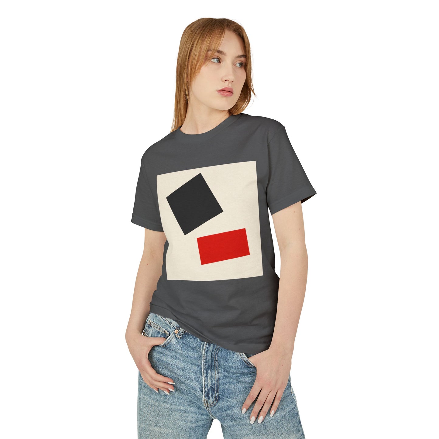 T-Shirt Abstract Art Streetwear inspired, Hard Edge Design, Unisex Tee