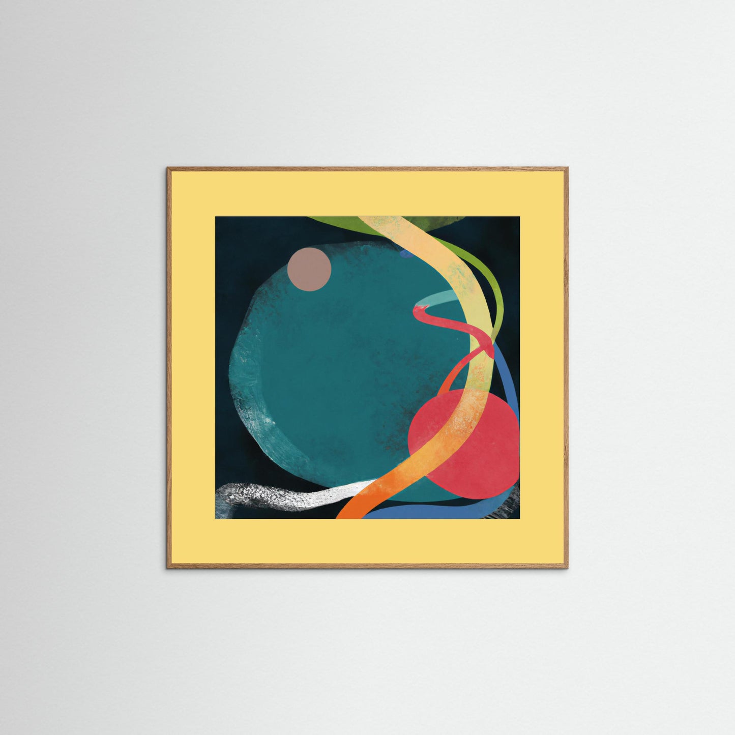 Cosmic Flares - General Study in Geometric Abstraction - Bold and Refined