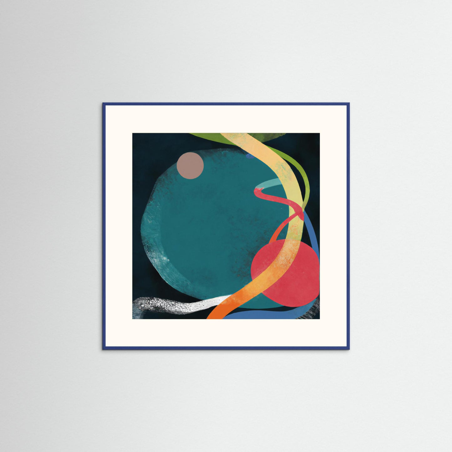 Cosmic Flares - General Study in Geometric Abstraction - Bold and Refined
