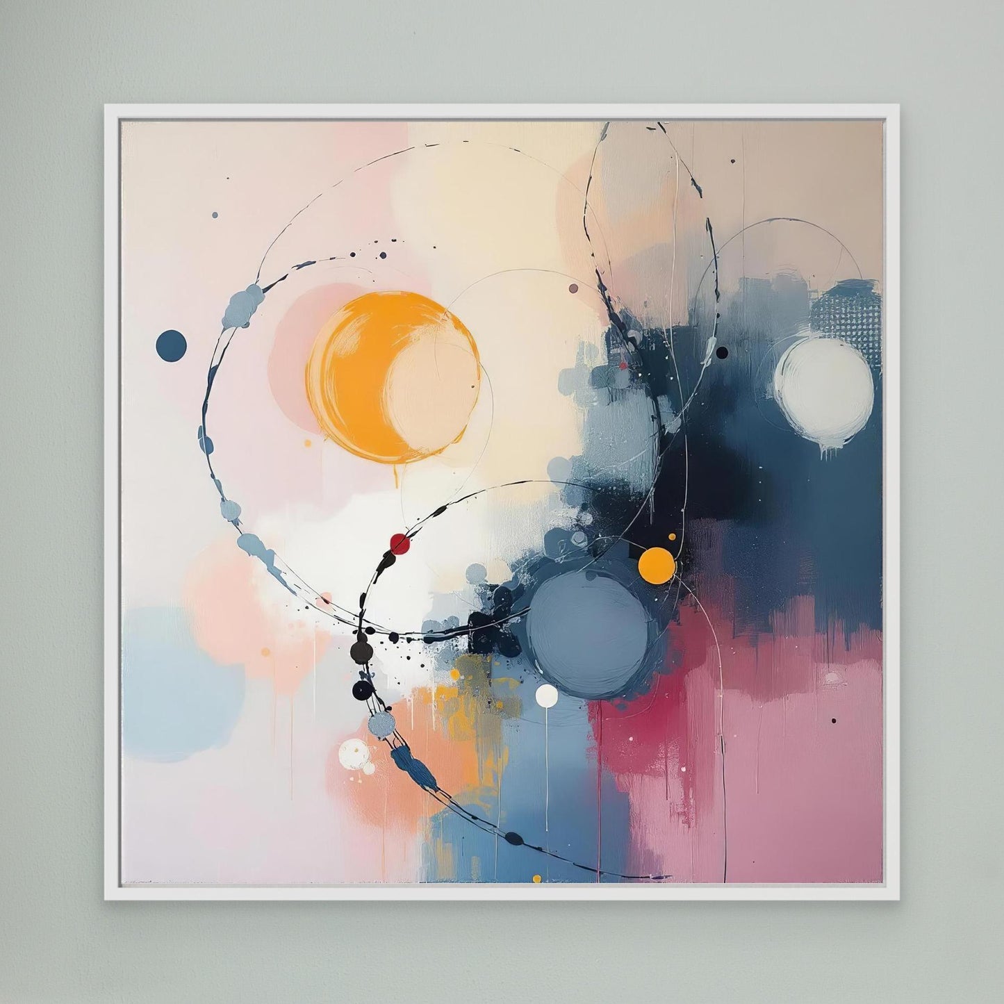 Orbital Lines - Lyrical/Gestural Abstraction Art Print