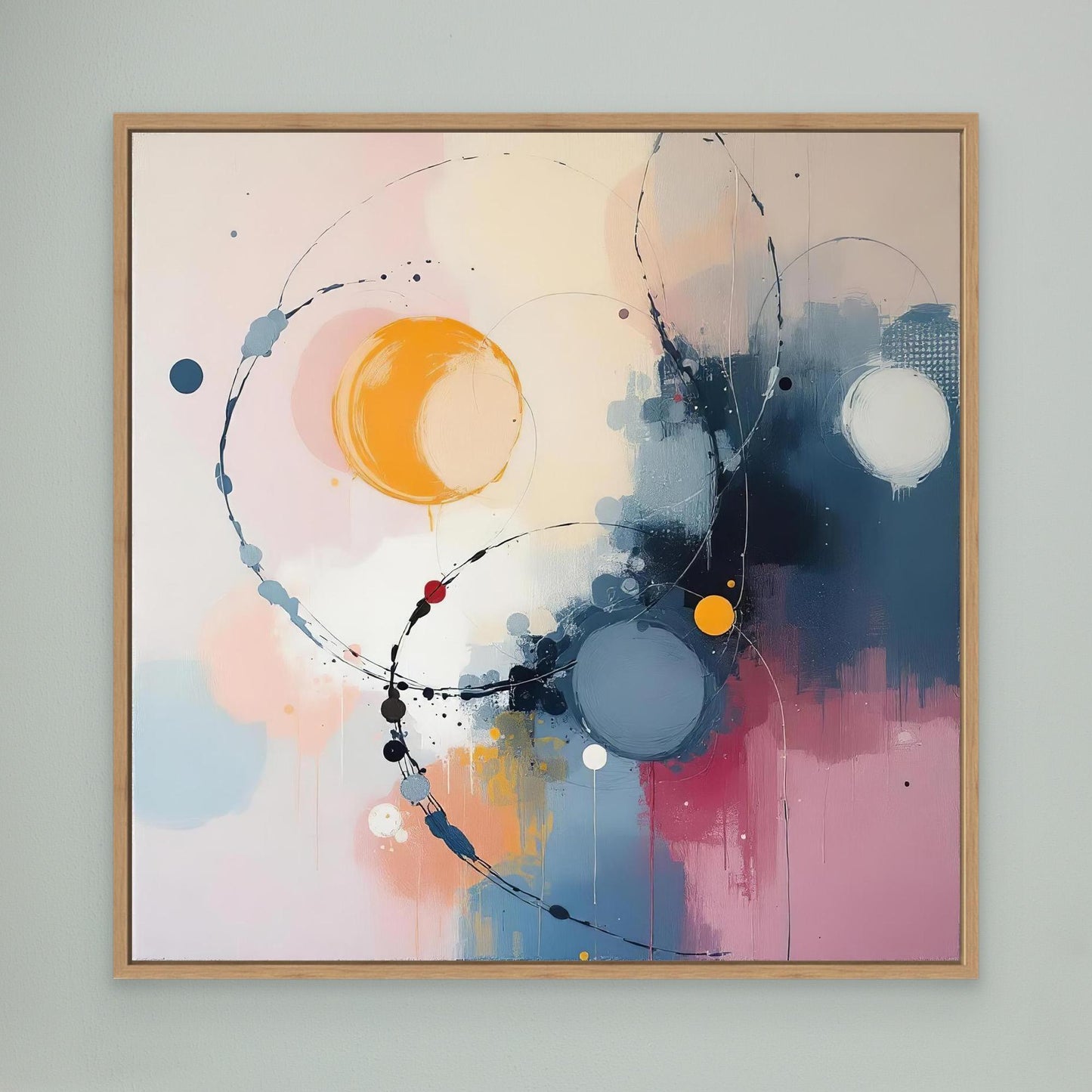 Orbital Lines - Lyrical/Gestural Abstraction Art Print